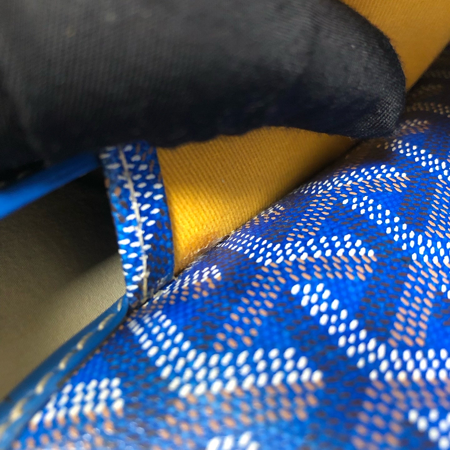 Goyard - Belvedere - Cloth - Blue - (medium)