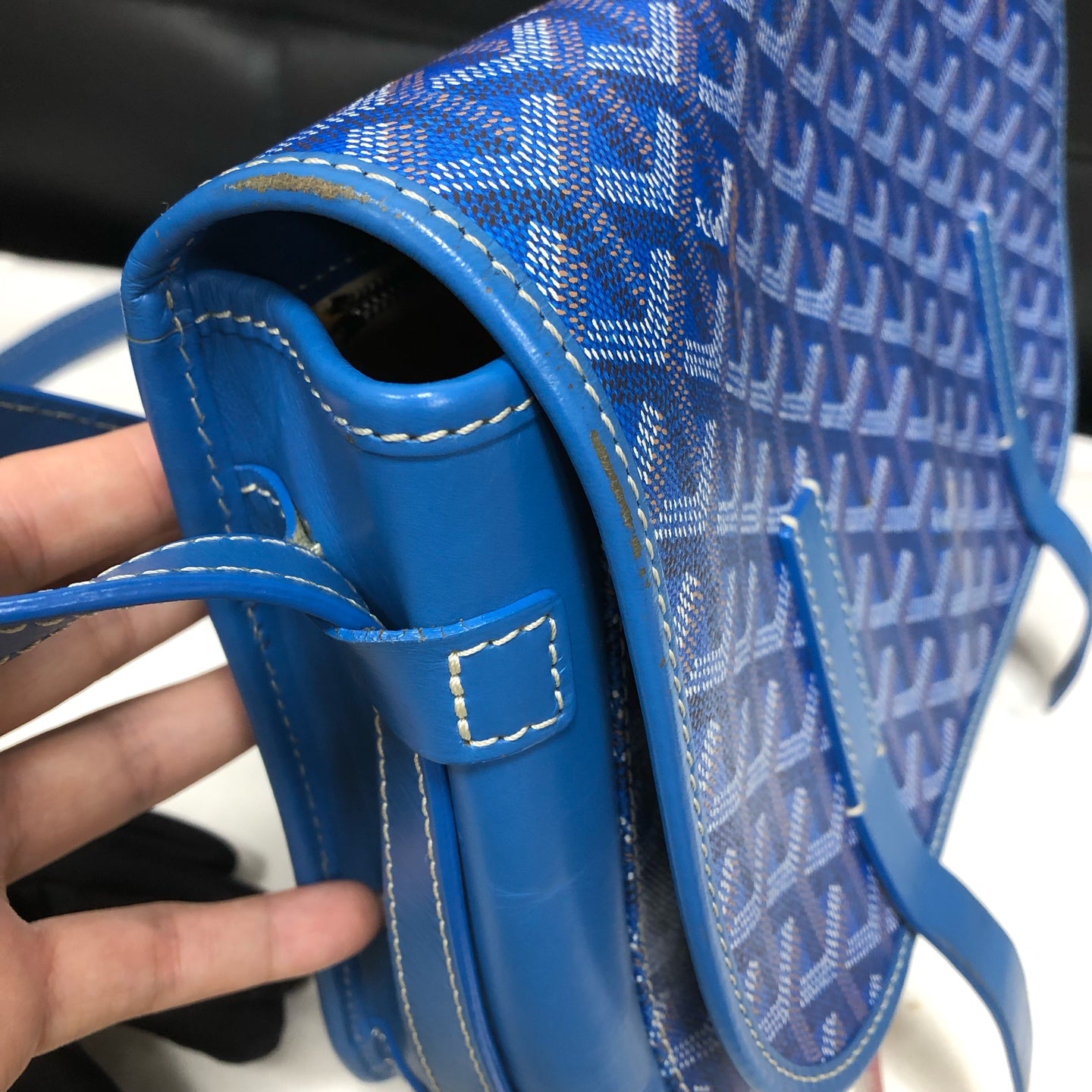 Goyard - Belvedere - Cloth - Blue - (medium)