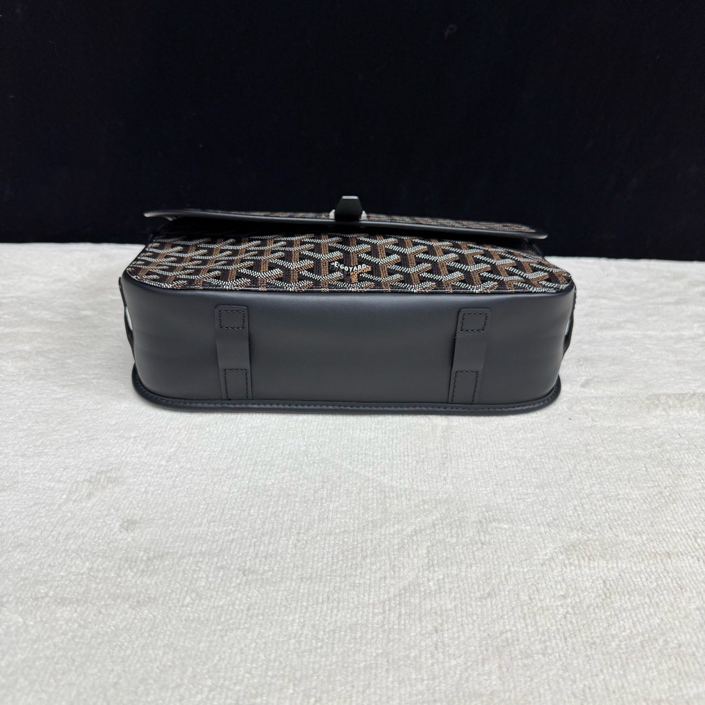 Goyard - Belvedere - Goyardine canvas with leather trim - Black - (medium)