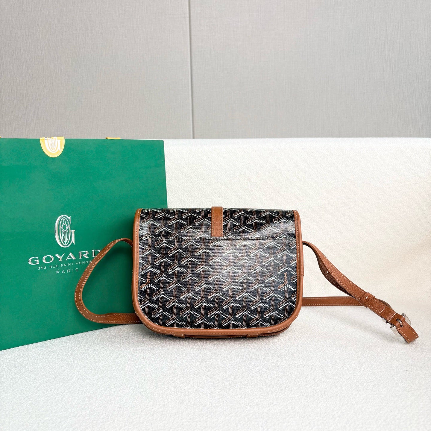 Goyard - Belvédère - Leather - Brown - (small)