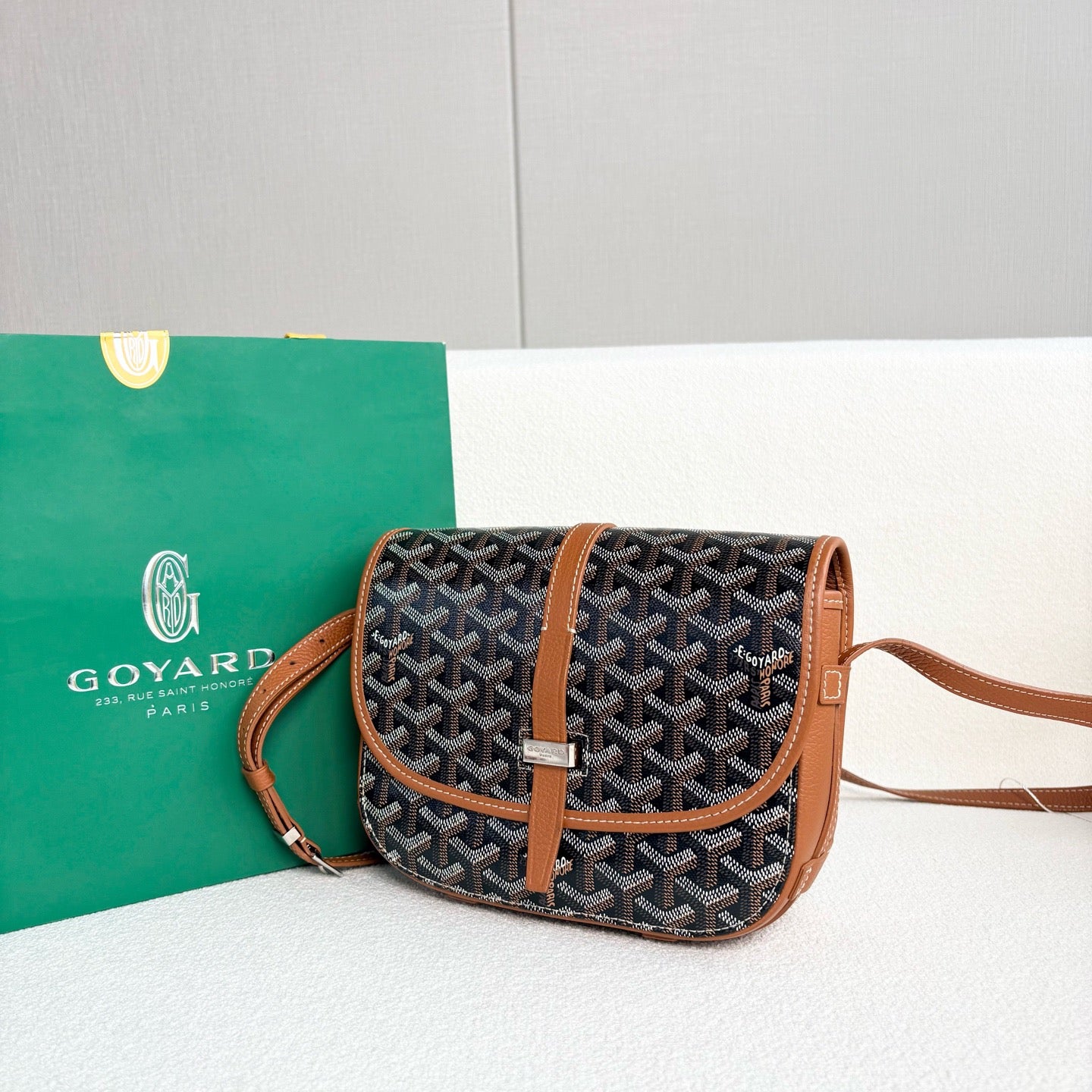 Goyard - Belvédère - Leather - Brown - (small)