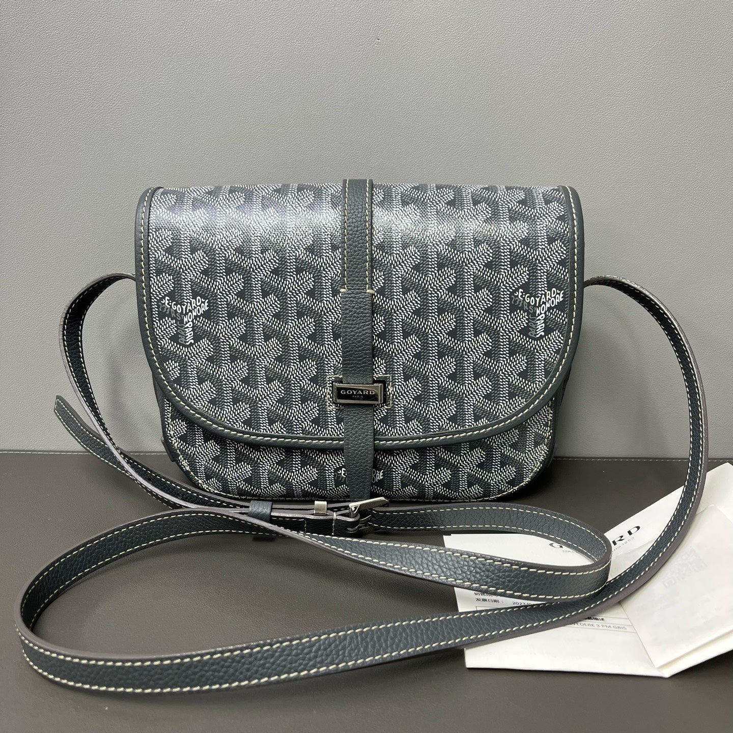 Goyard - Belvedere - Leather - Grey - (small)