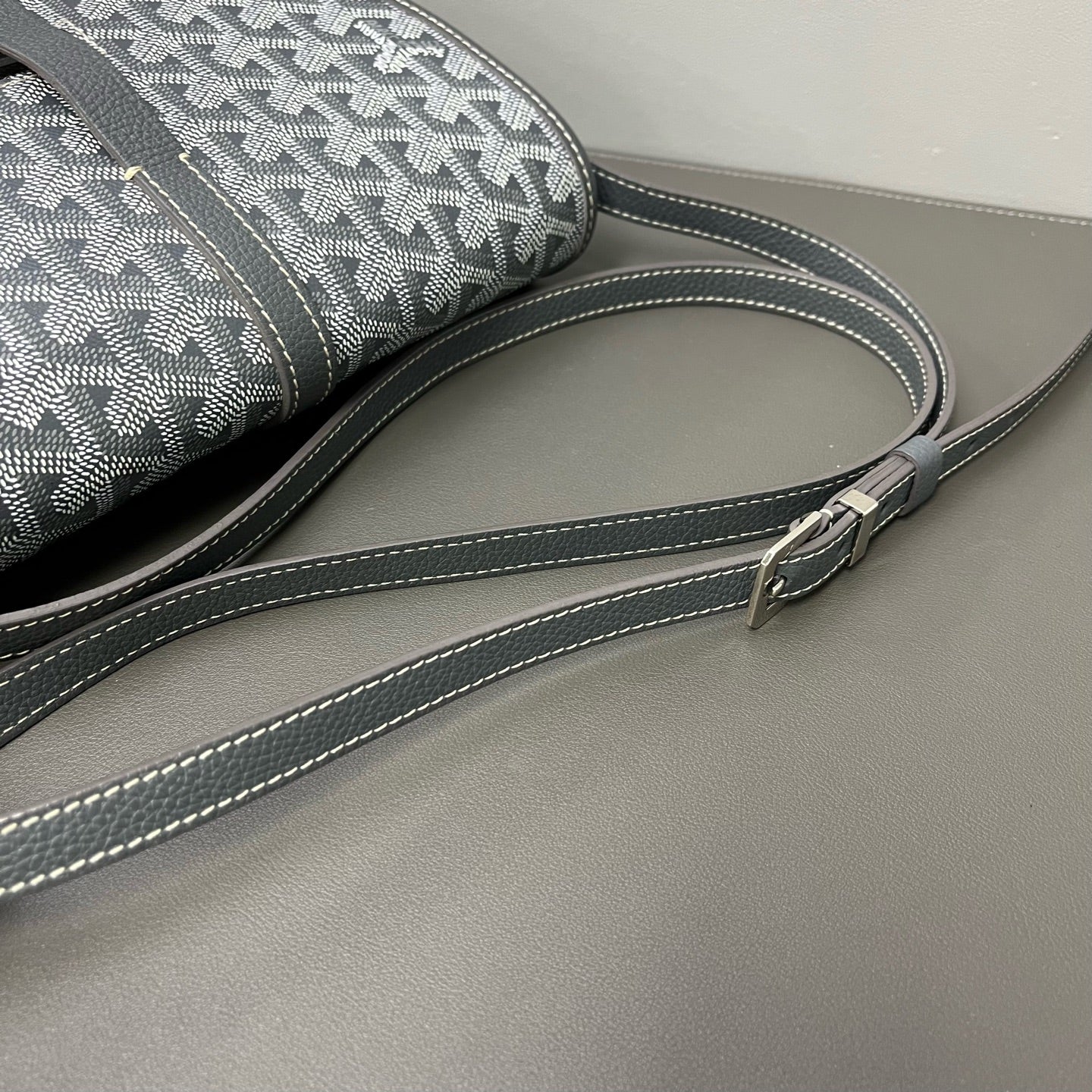 Goyard - Belvedere - Leather - Grey - (small)