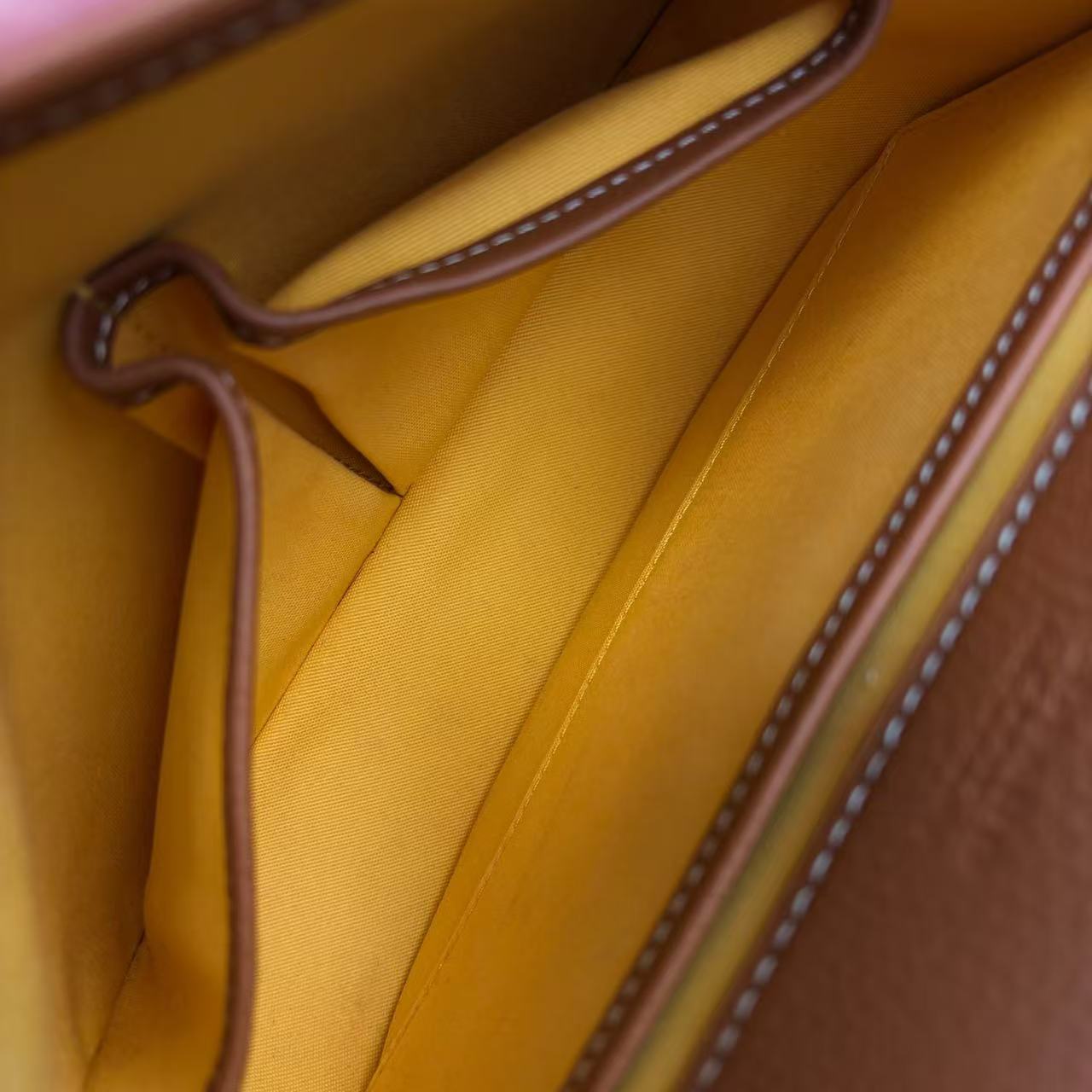 Goyard - Belvédère Messenger Bag - Goyardine canvas with leather trim - Brown - (small)