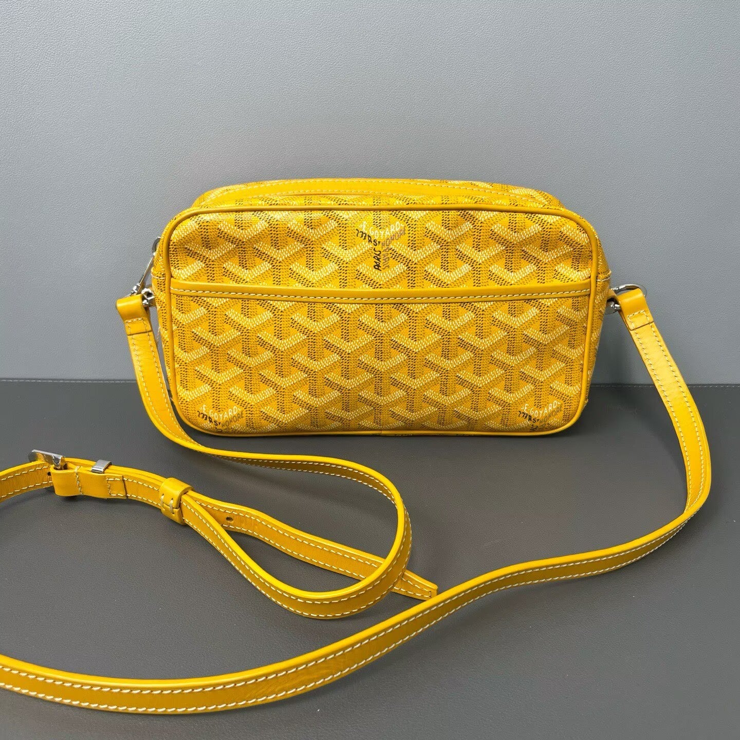 Goyard - Cap-Vert - Goyardine canvas with leather trim - Yellow - (Small)