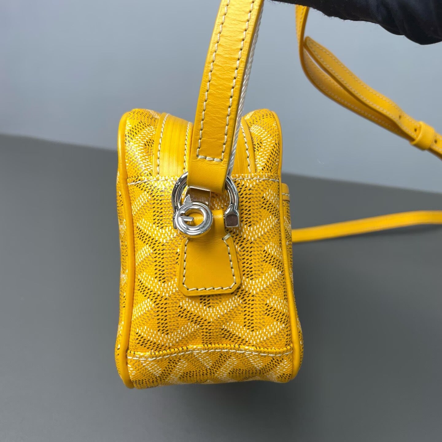 Goyard - Cap-Vert - Goyardine canvas with leather trim - Yellow - (Small)