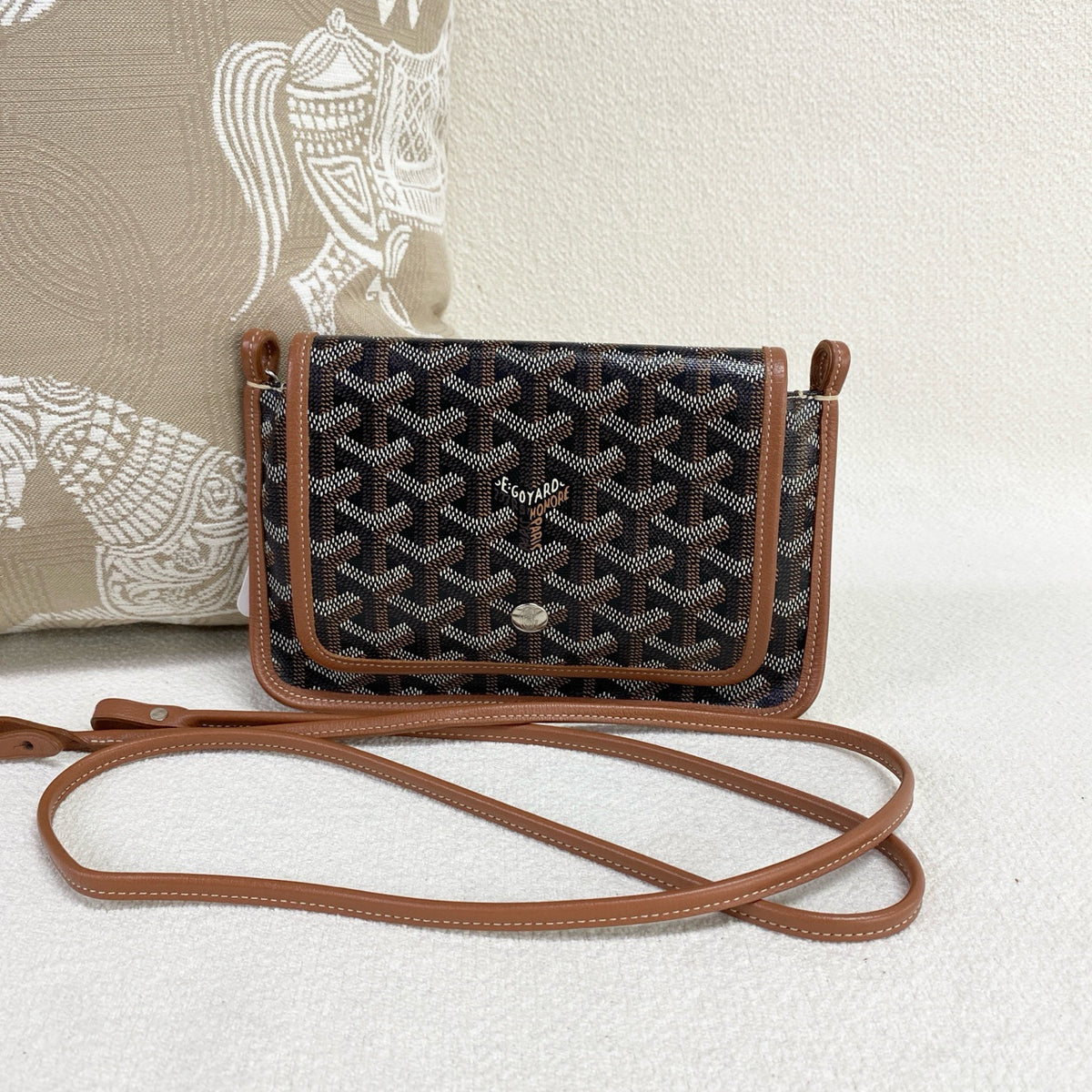 Goyard - Envelope Bag - Leather - Brown