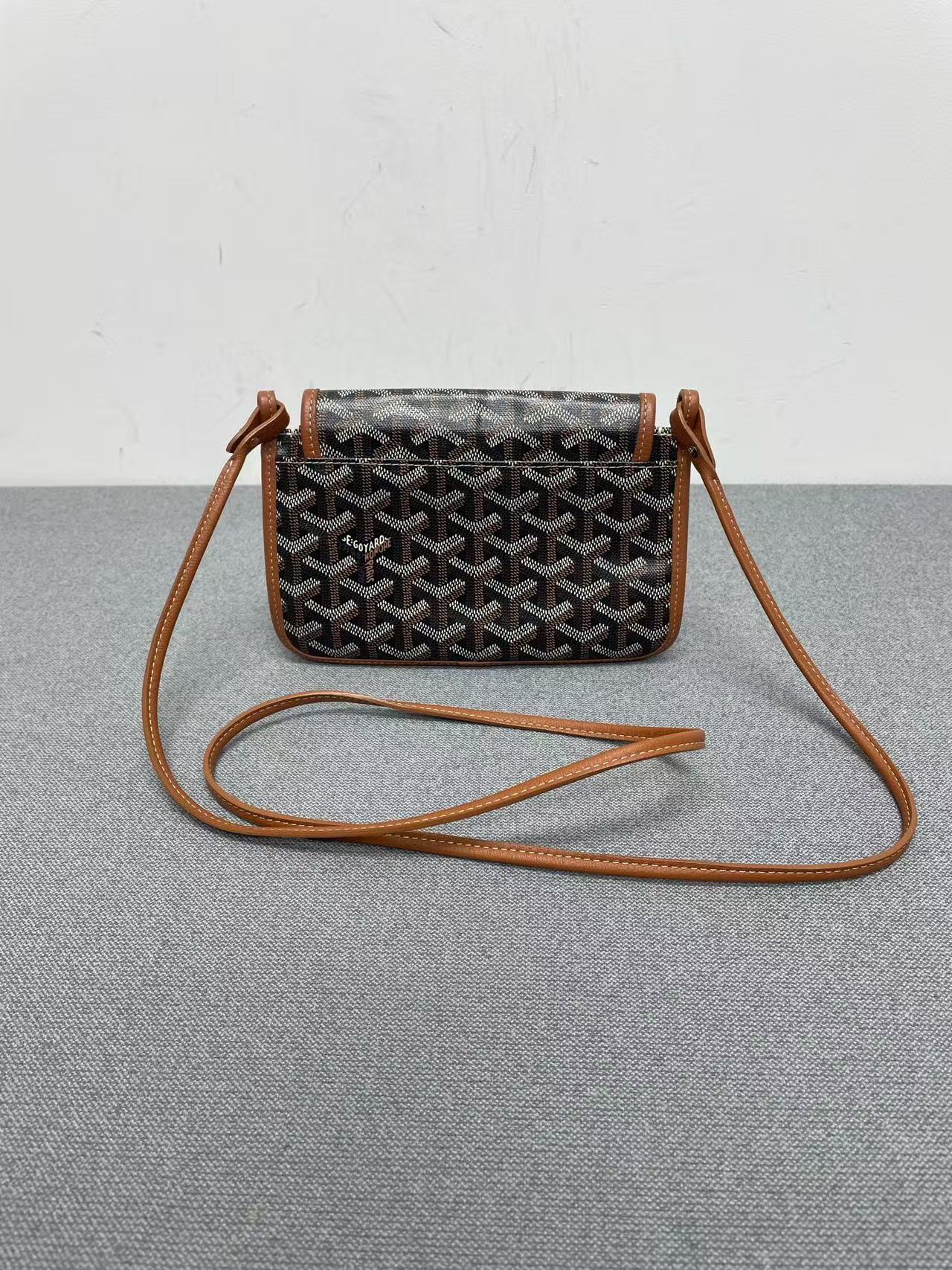 Goyard - Envelope Wallet on Chain - Goyardine coated canvas with Chevreuil calfskin trim - Multicolour - (mini)