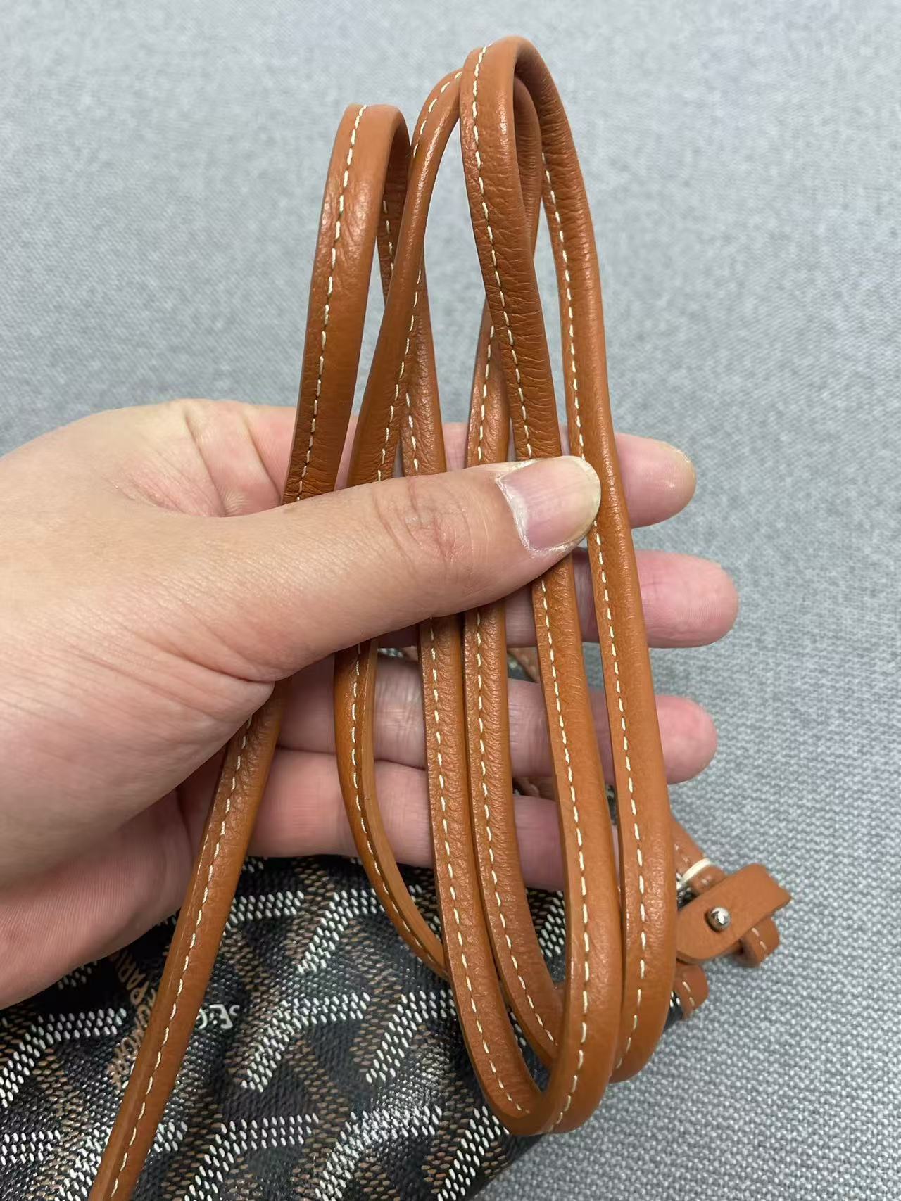 Goyard - Envelope Wallet on Chain - Goyardine coated canvas with Chevreuil calfskin trim - Multicolour - (mini)