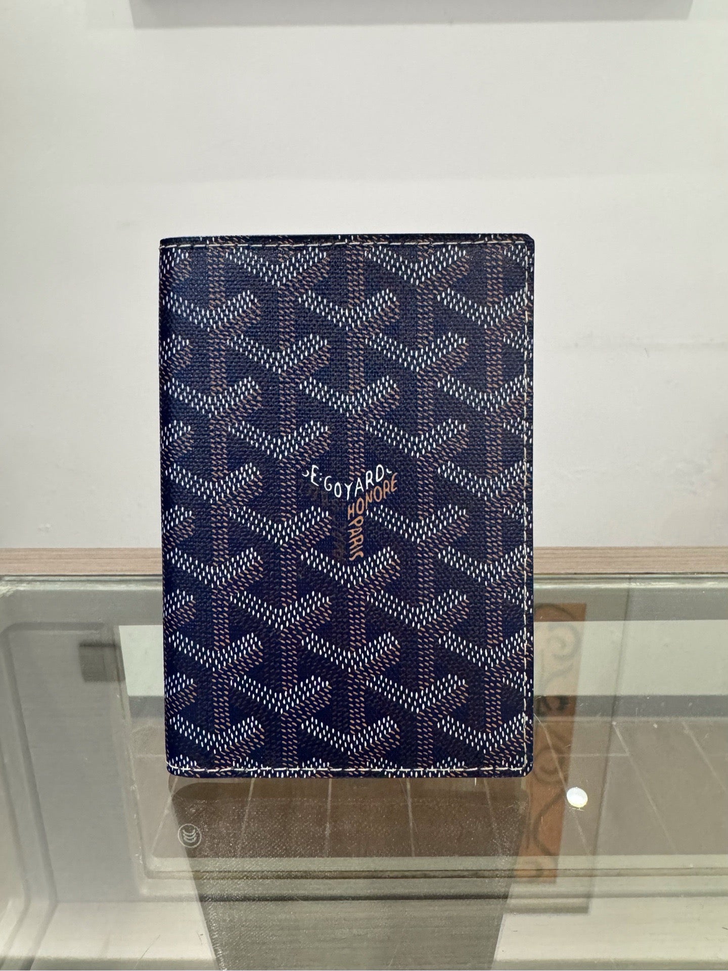 Goyard - Grenelle Passport Holder - Calfskin Leather - Blue - (Small)