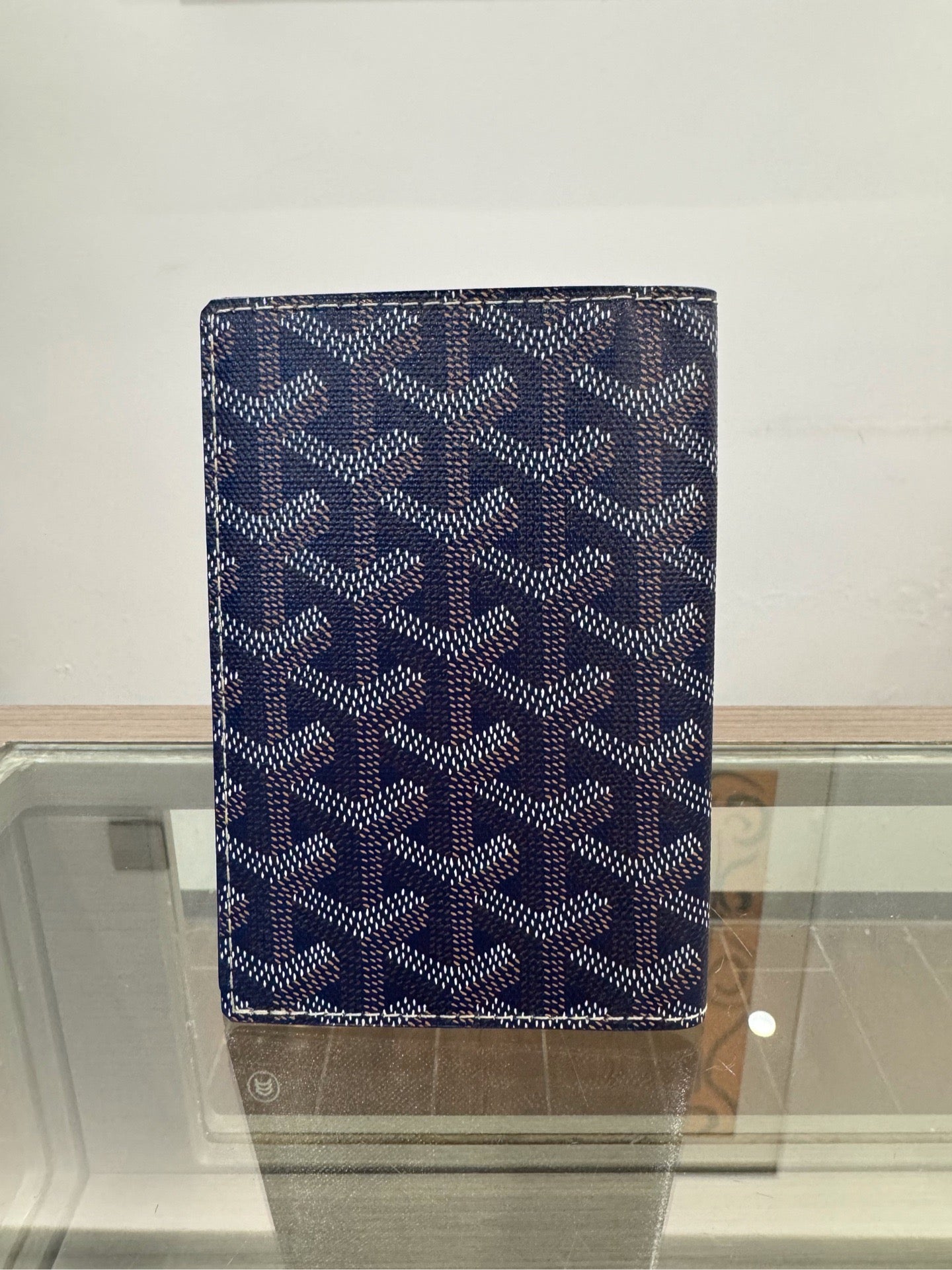 Goyard - Grenelle Passport Holder - Calfskin Leather - Blue - (Small)