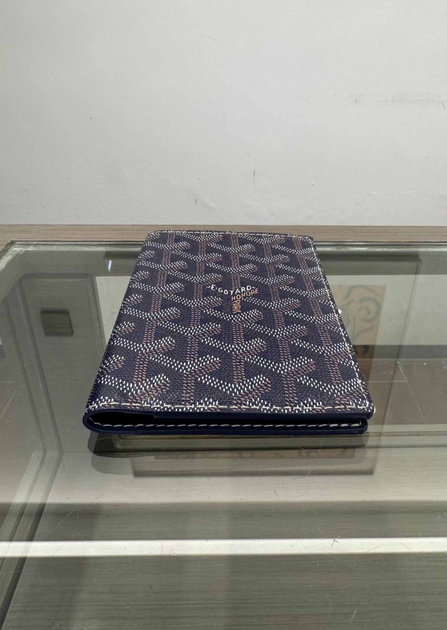 Goyard - Grenelle Passport Holder - Calfskin Leather - Blue - (Small)