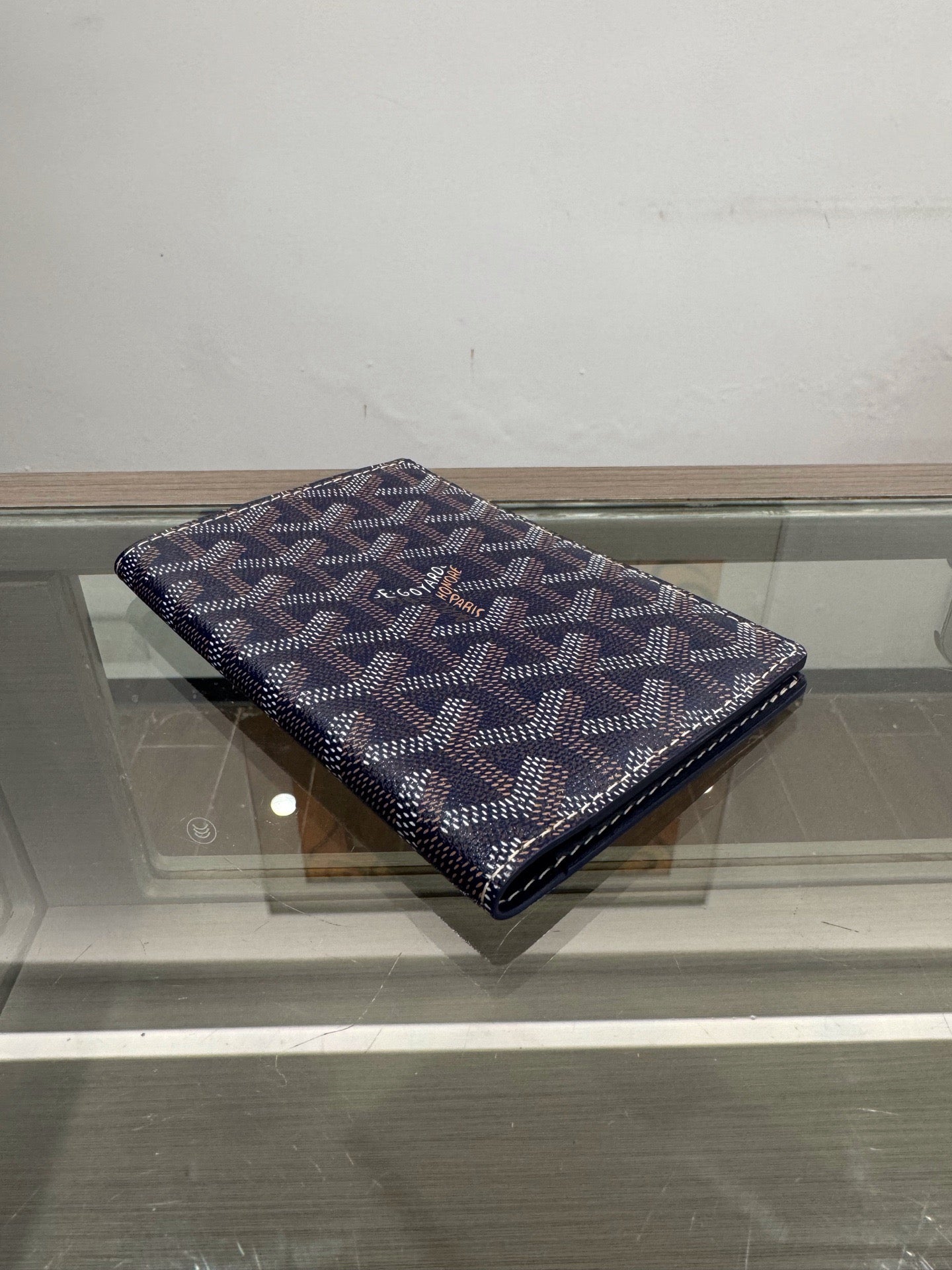 Goyard - Grenelle Passport Holder - Calfskin Leather - Blue - (Small)