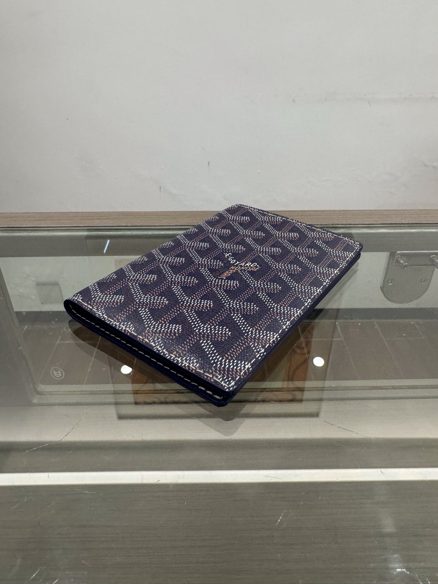 Goyard - Grenelle Passport Holder - Calfskin Leather - Blue - (Small)