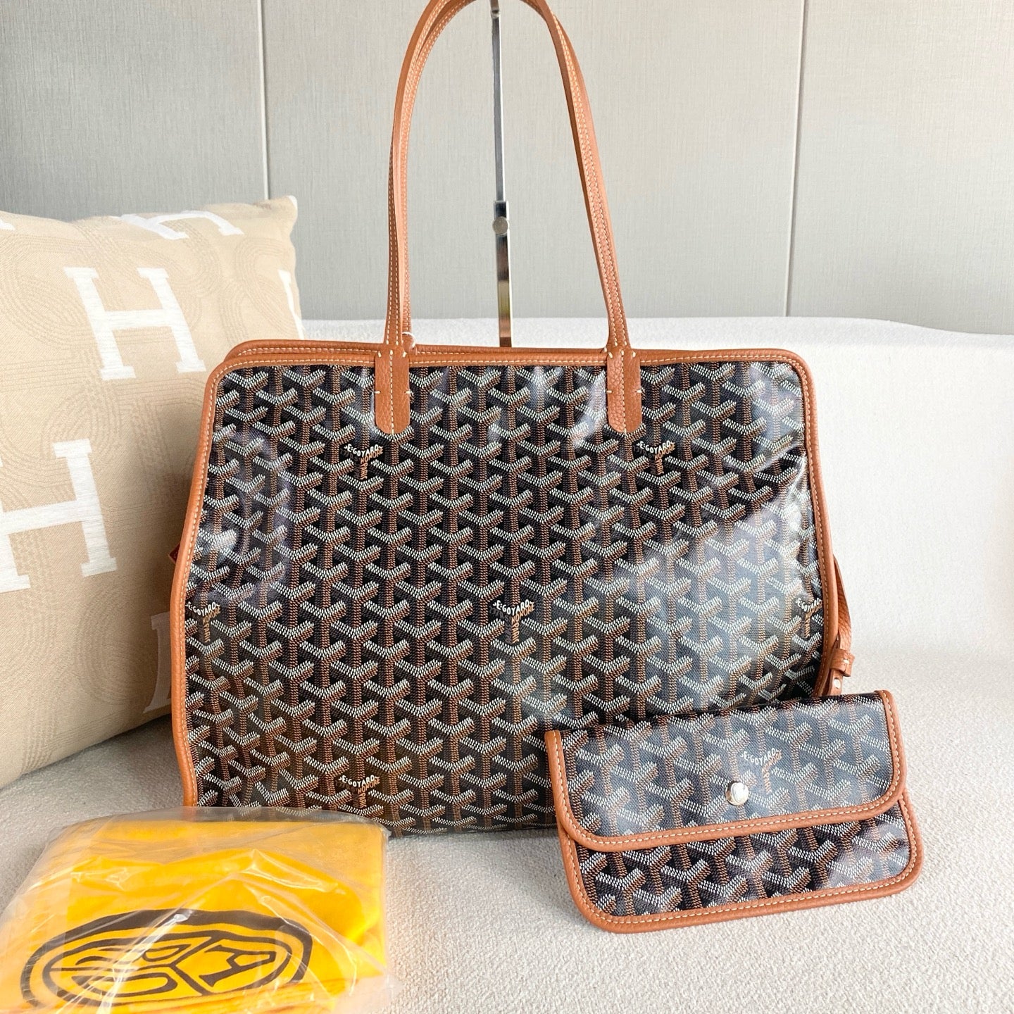 Goyard - Hardy - Coated canvas - Brown - (large)