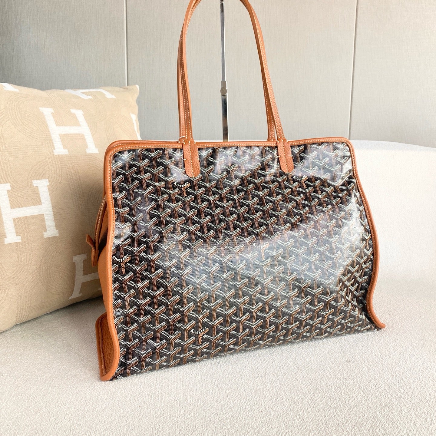 Goyard - Hardy - Coated canvas - Brown - (large)