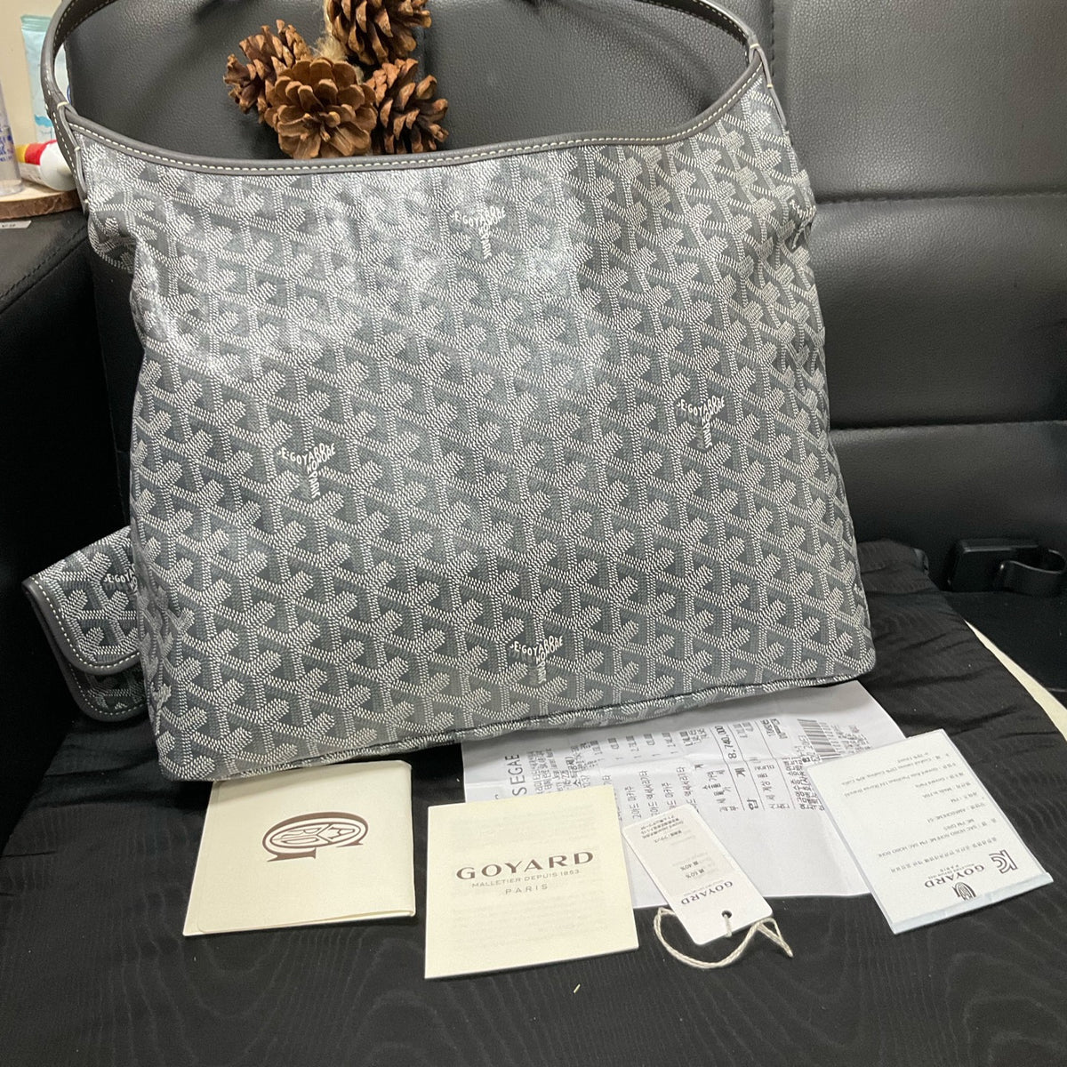 Goyard - Heart Limited Edition Hobo - Leather - Grey - (medium)