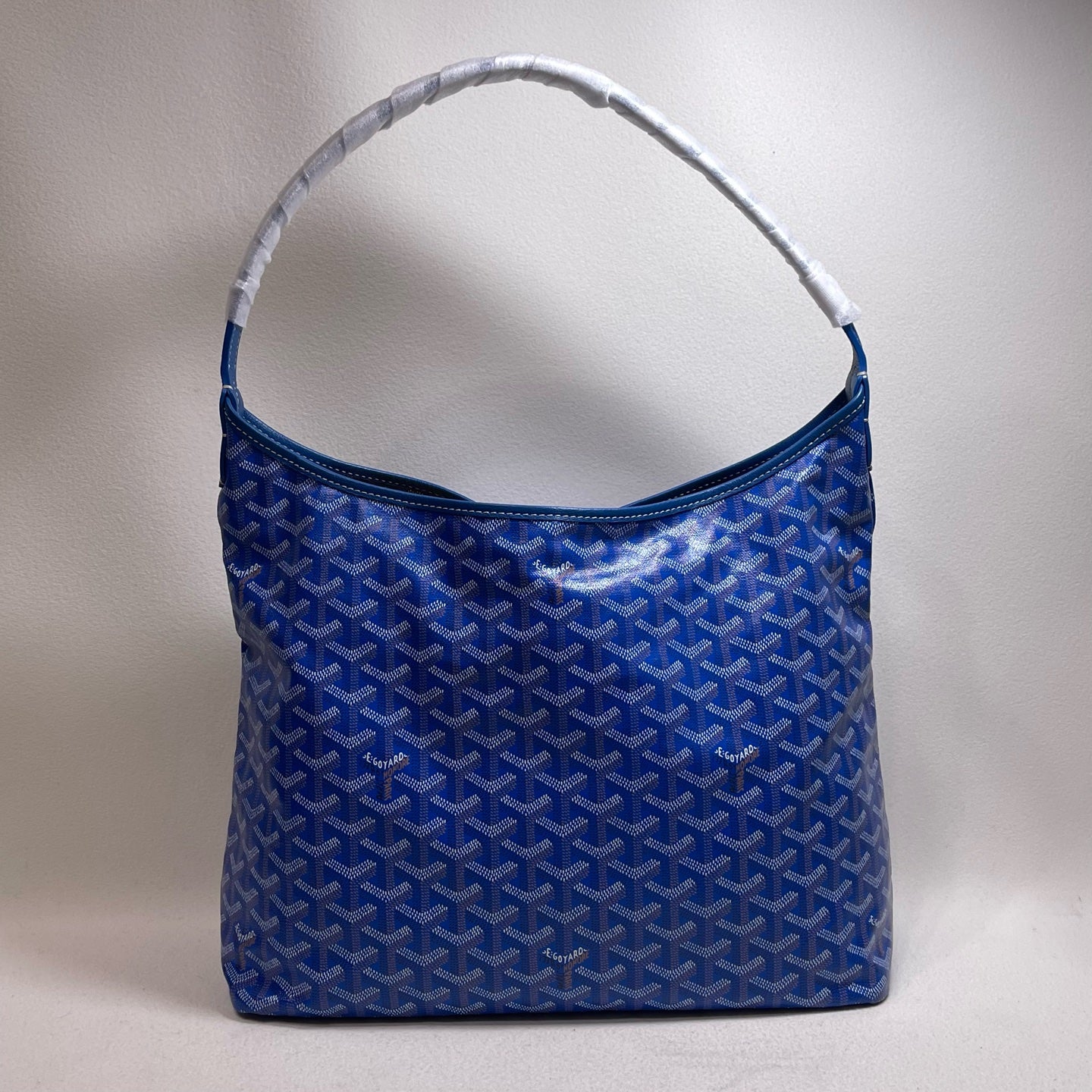 Goyard - Hobo - Goyardine canvas with leather trim - Blue - (medium)