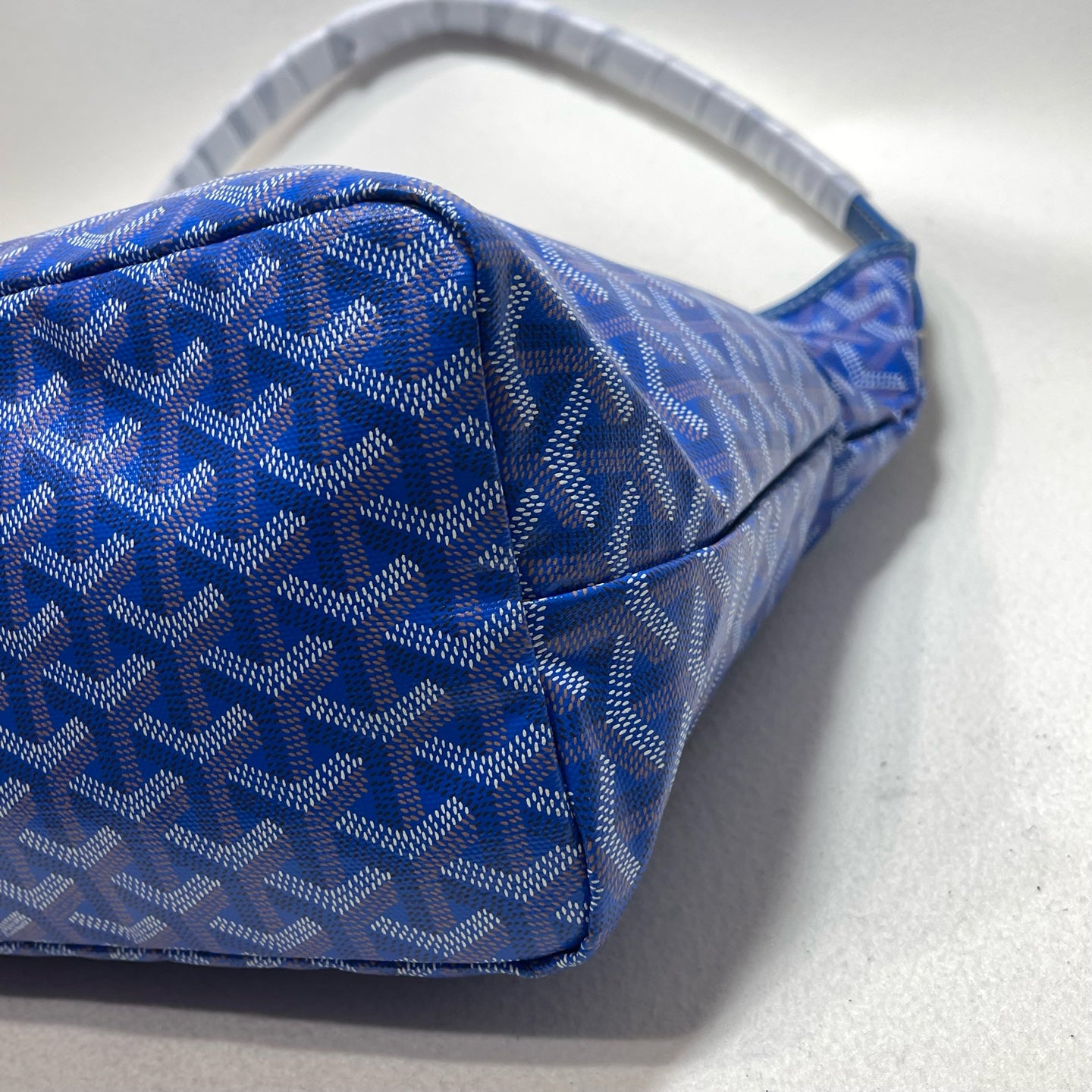 Goyard - Hobo - Goyardine canvas with leather trim - Blue - (medium)