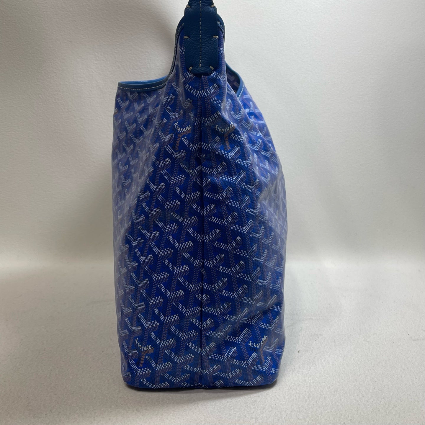 Goyard - Hobo - Goyardine canvas with leather trim - Blue - (medium)