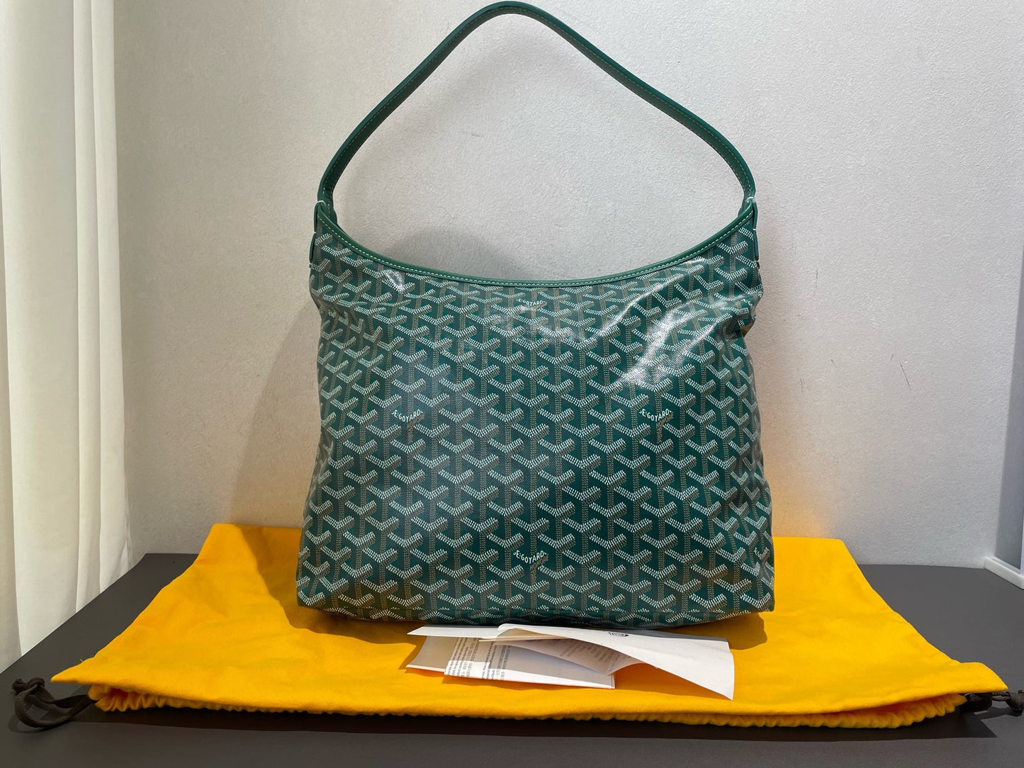 Goyard - Hobo - Goyardine canvas with leather trim - Green - (Medium)