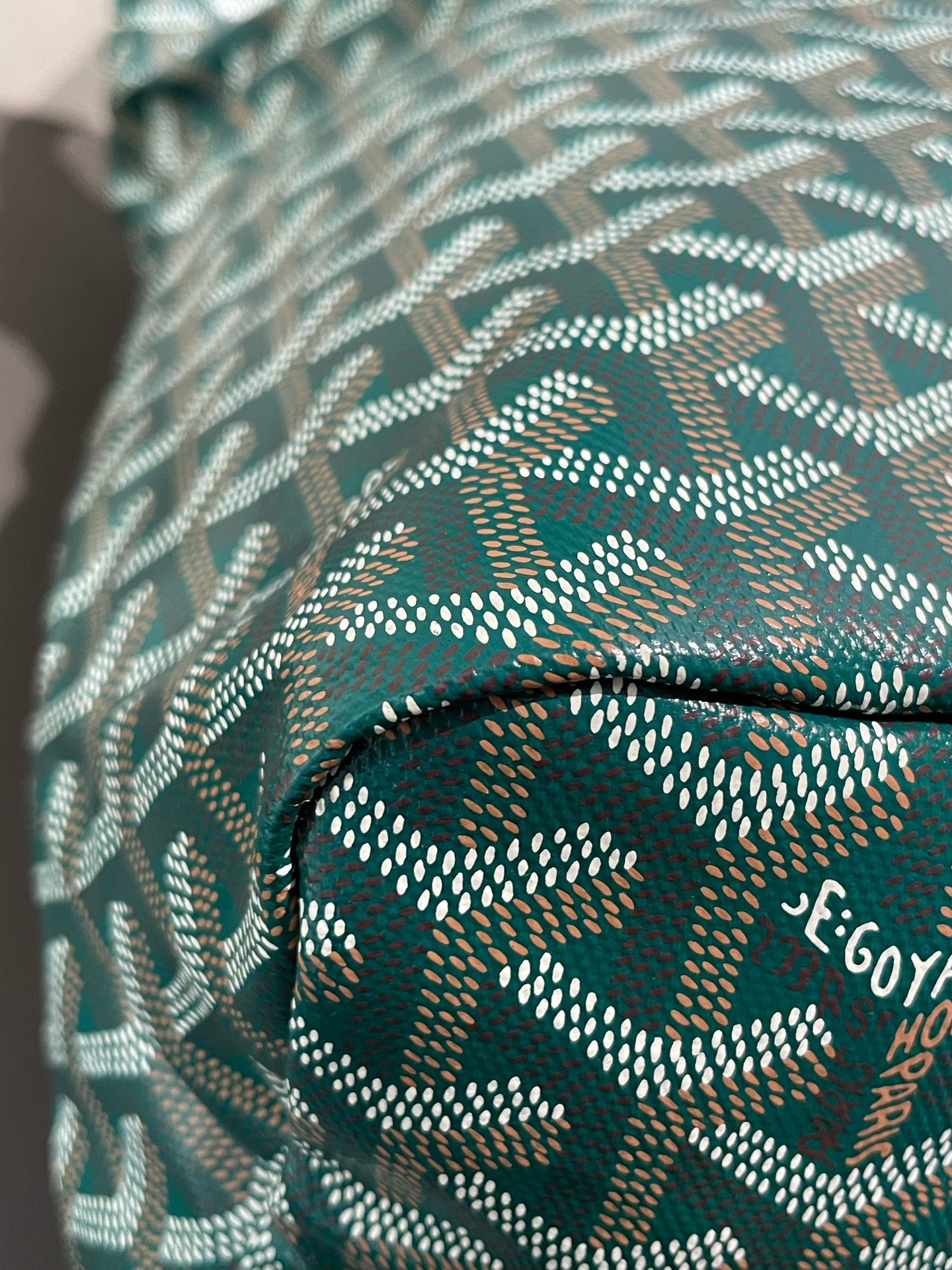 Goyard - Hobo - Goyardine canvas with leather trim - Green - (Medium)