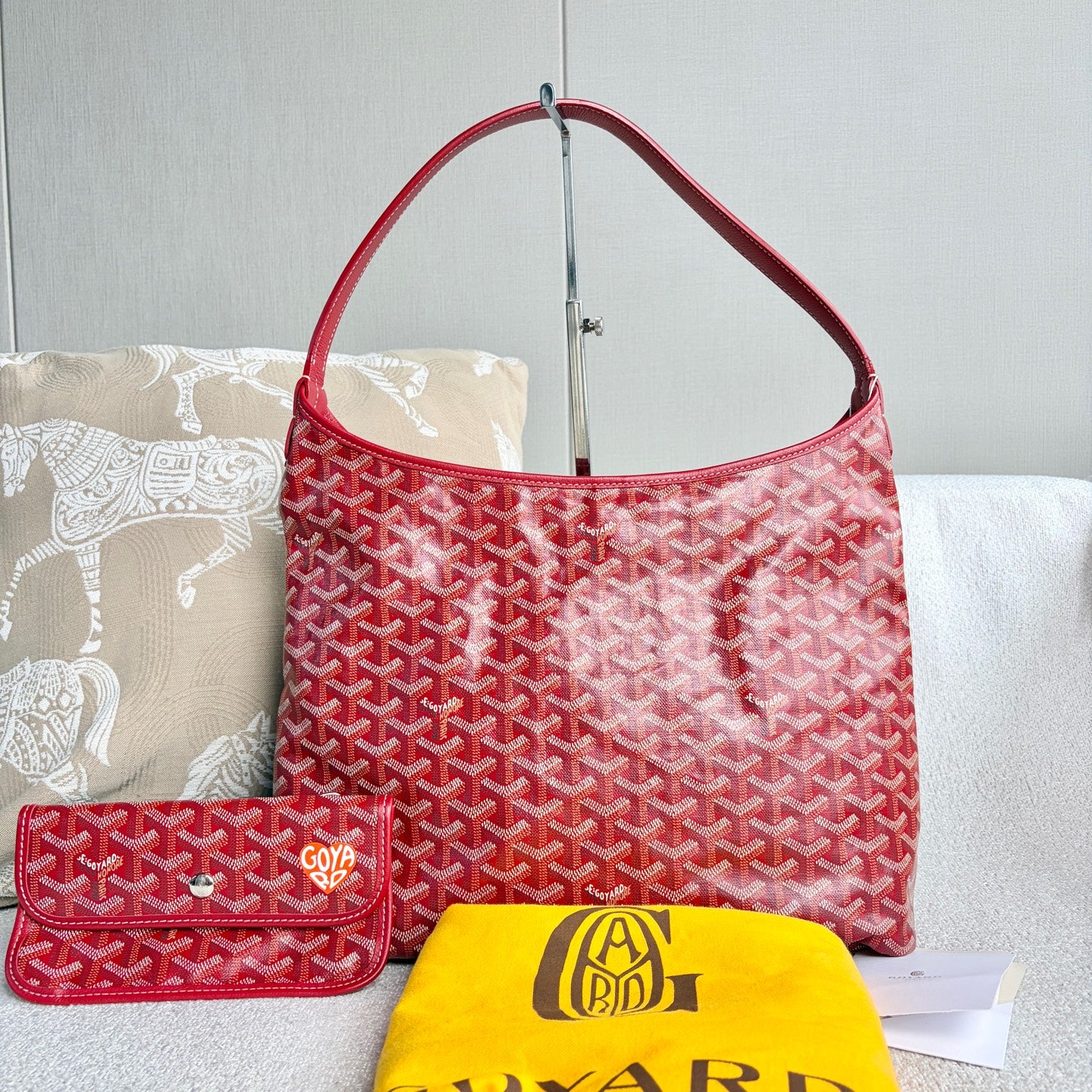 Goyard - Hobo - Synthetic - Red - (large)
