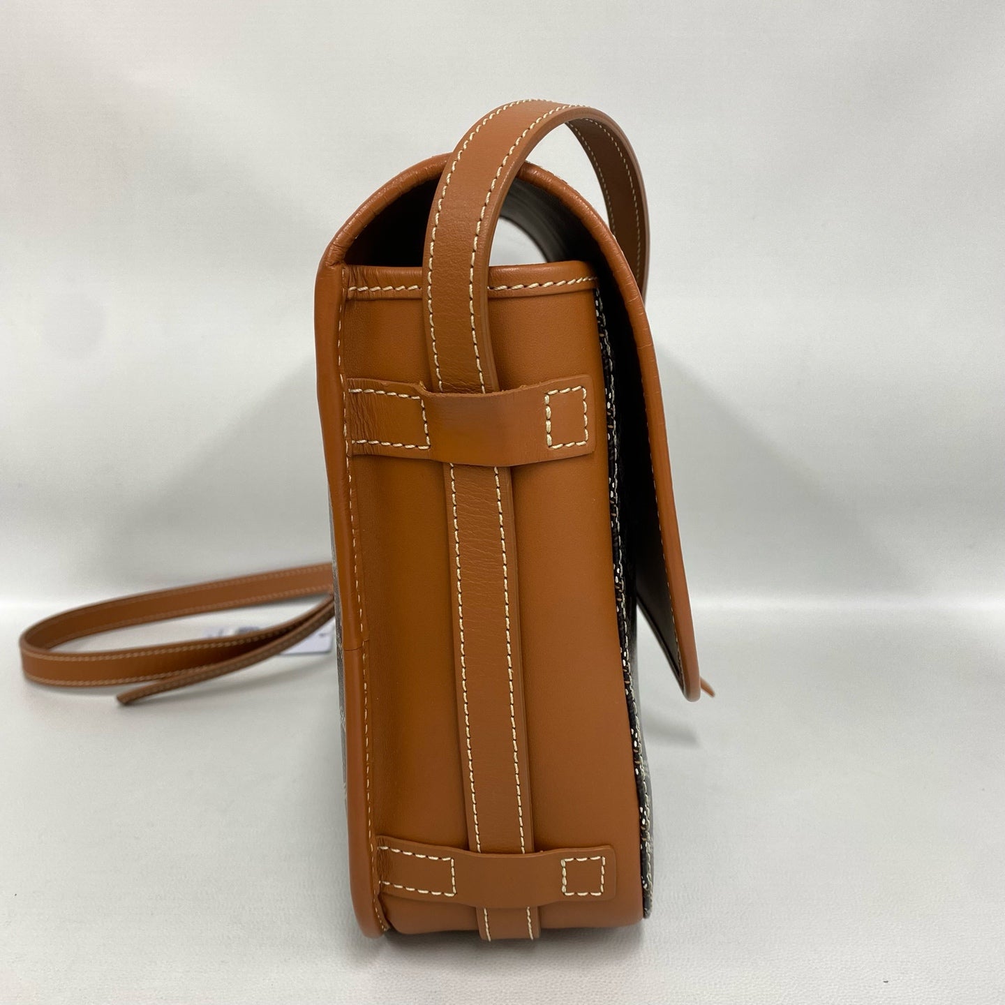 Goyard - Messenger Bag - Goyardine canvas with leather trim - Brown - (Medium)