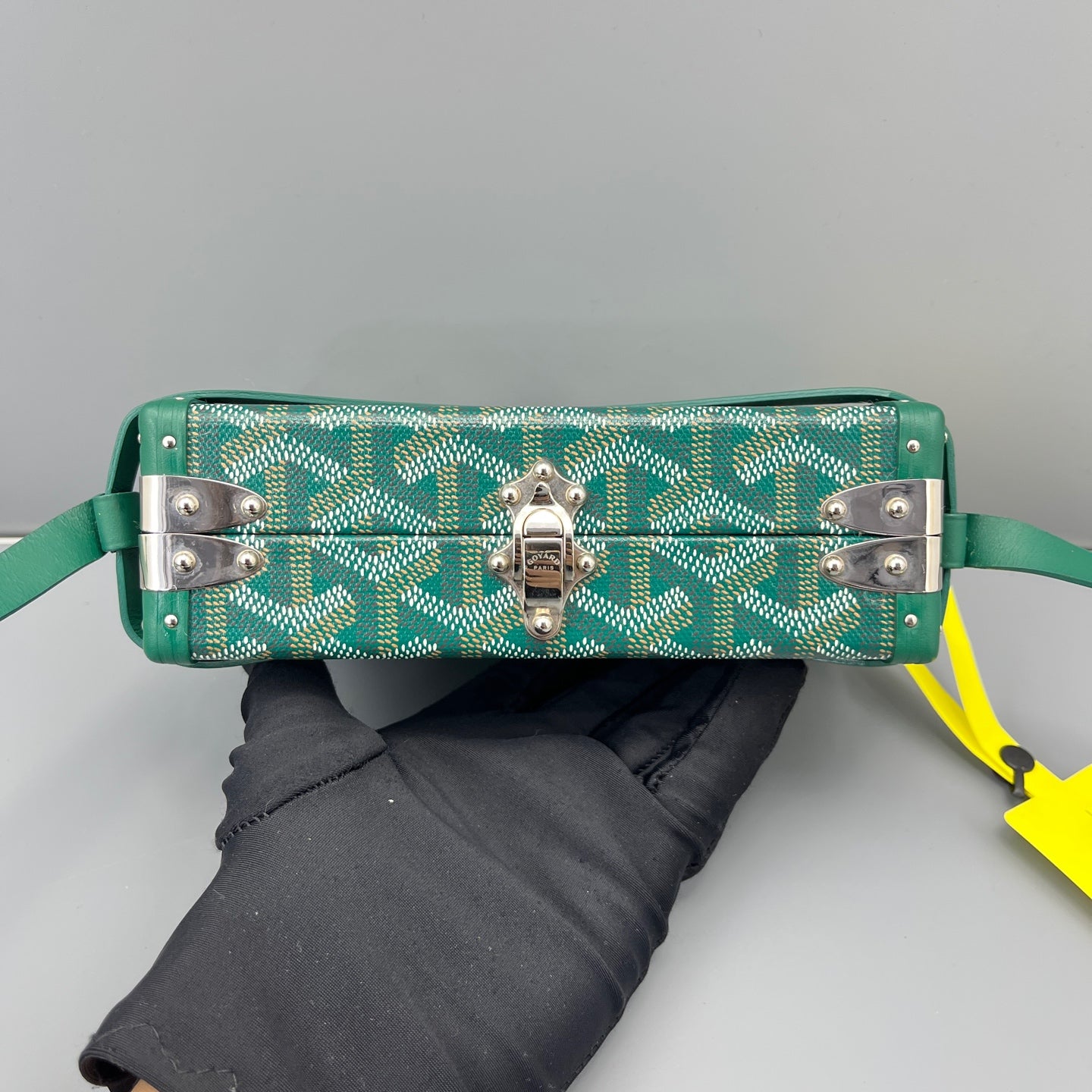 Goyard - Mini Trunk Bag - Goyardine coated canvas with leather trim - Green - (mini)