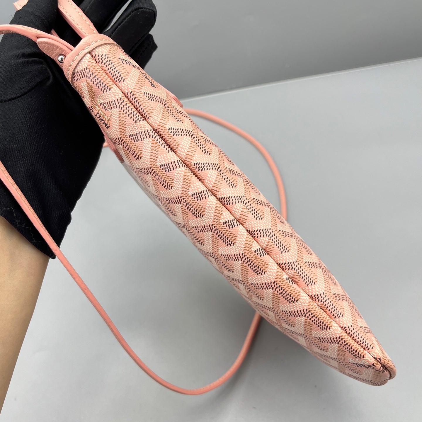 Goyard - Petit Flot - Goyardine coated canvas with leather trim - Pink - (mini)
