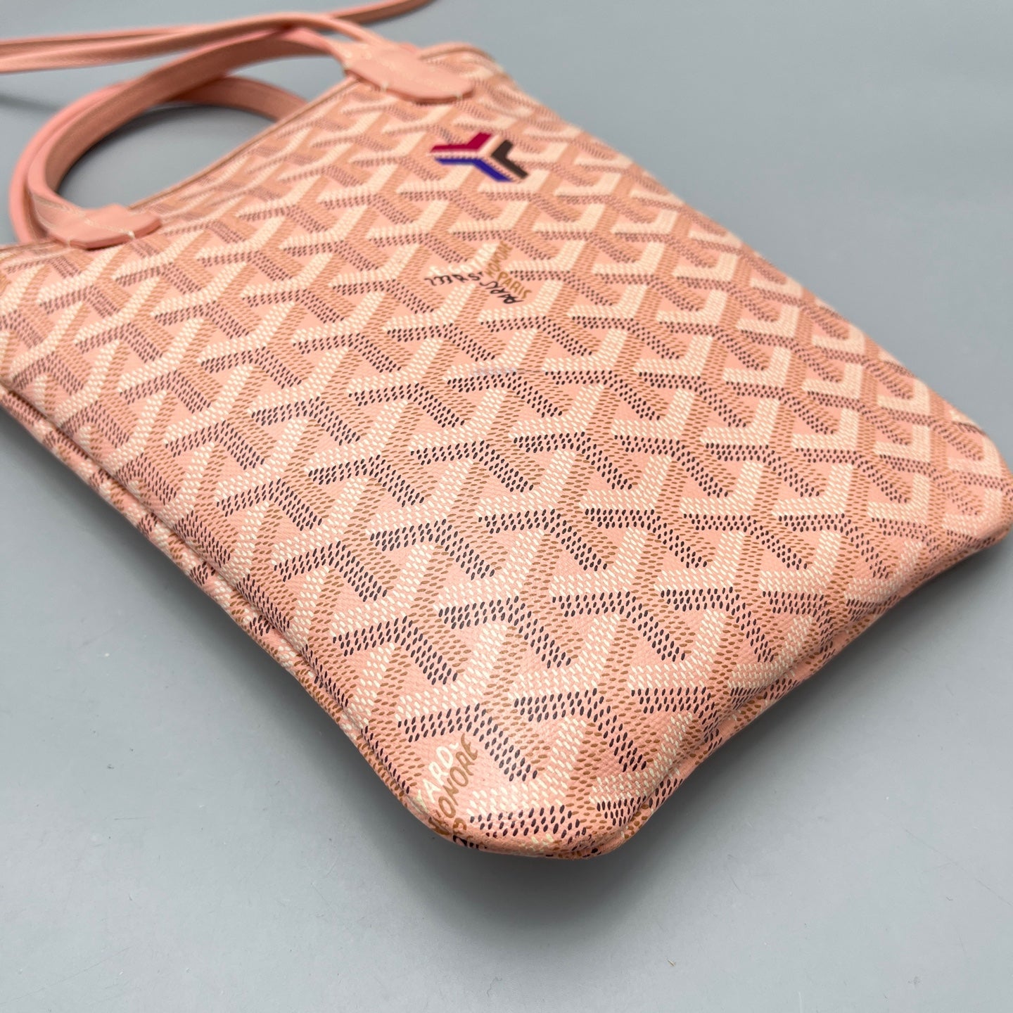 Goyard - Petit Flot - Goyardine coated canvas with leather trim - Pink - (mini)