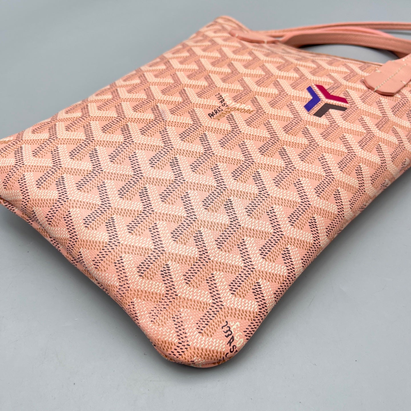Goyard - Petit Flot - Goyardine coated canvas with leather trim - Pink - (mini)