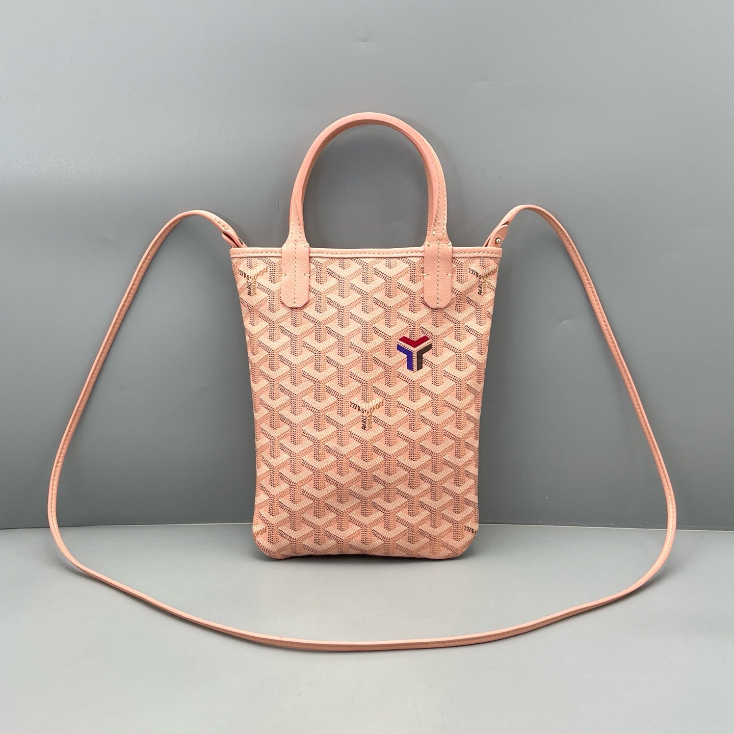 Goyard - Petit Flot - Goyardine coated canvas with leather trim - Pink - (mini)