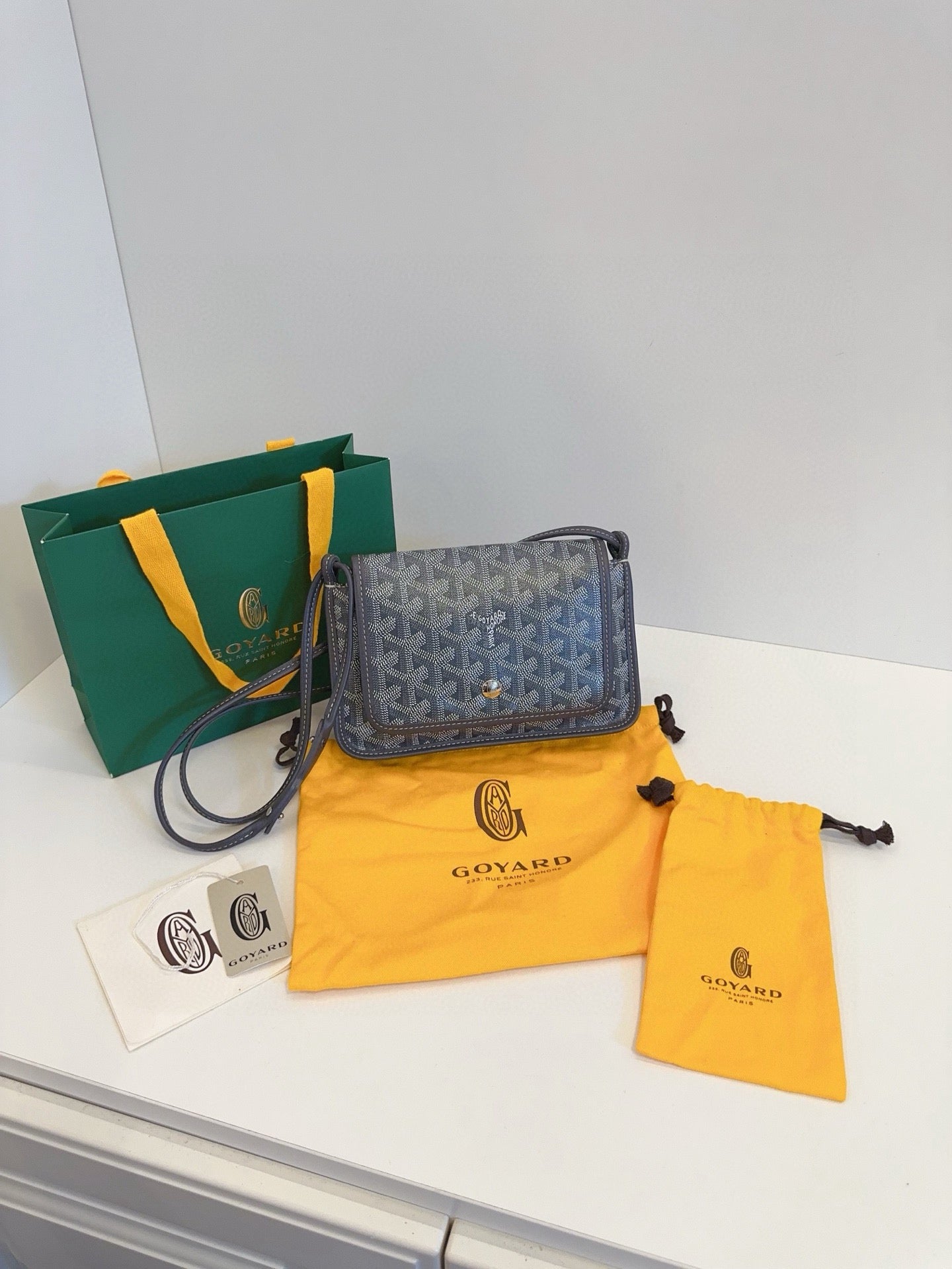 Goyard - Plumet WOC - Leather - Grey - (mini)