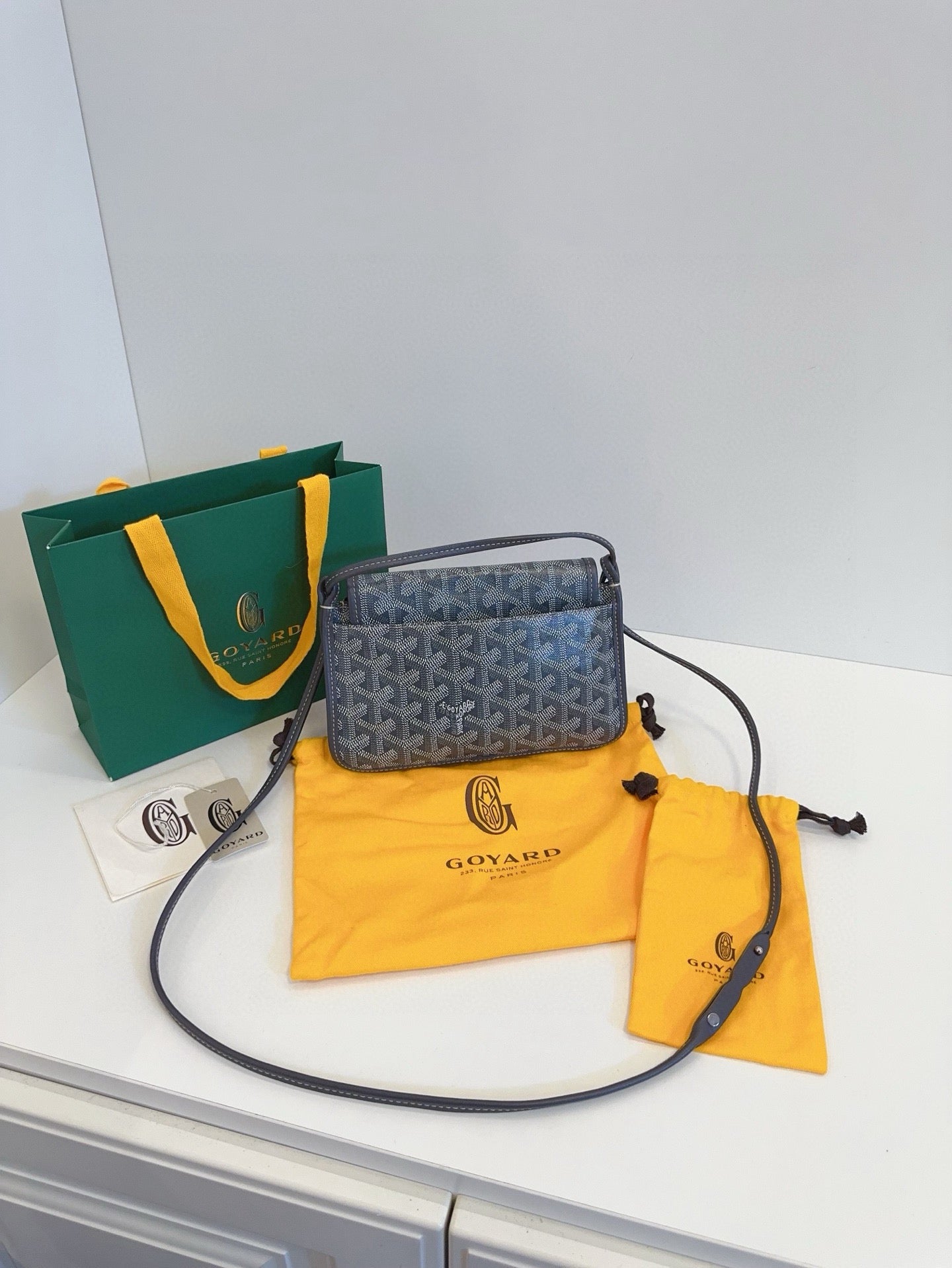 Goyard - Plumet WOC - Leather - Grey - (mini)