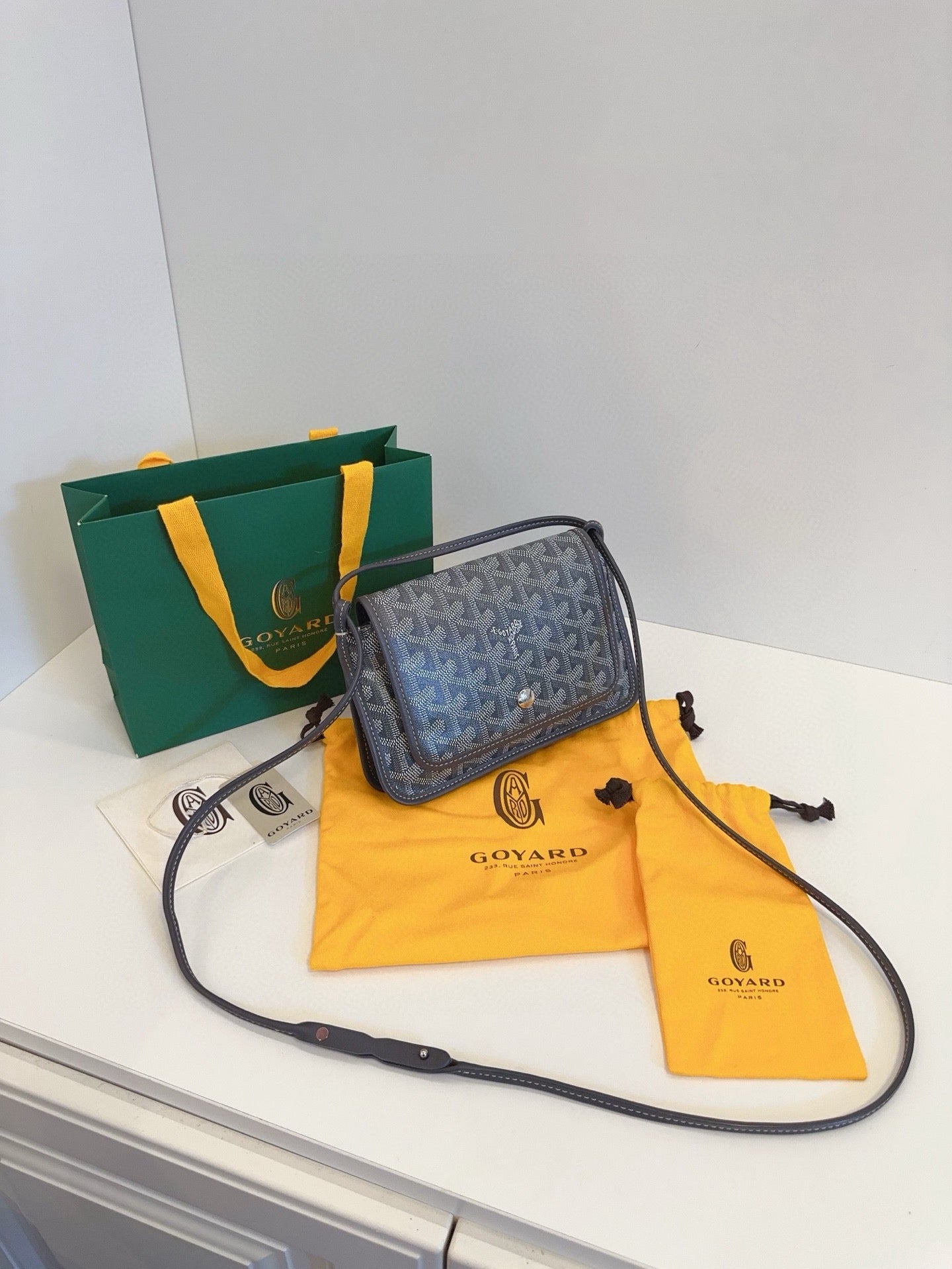 Goyard - Plumet WOC - Leather - Grey - (mini)