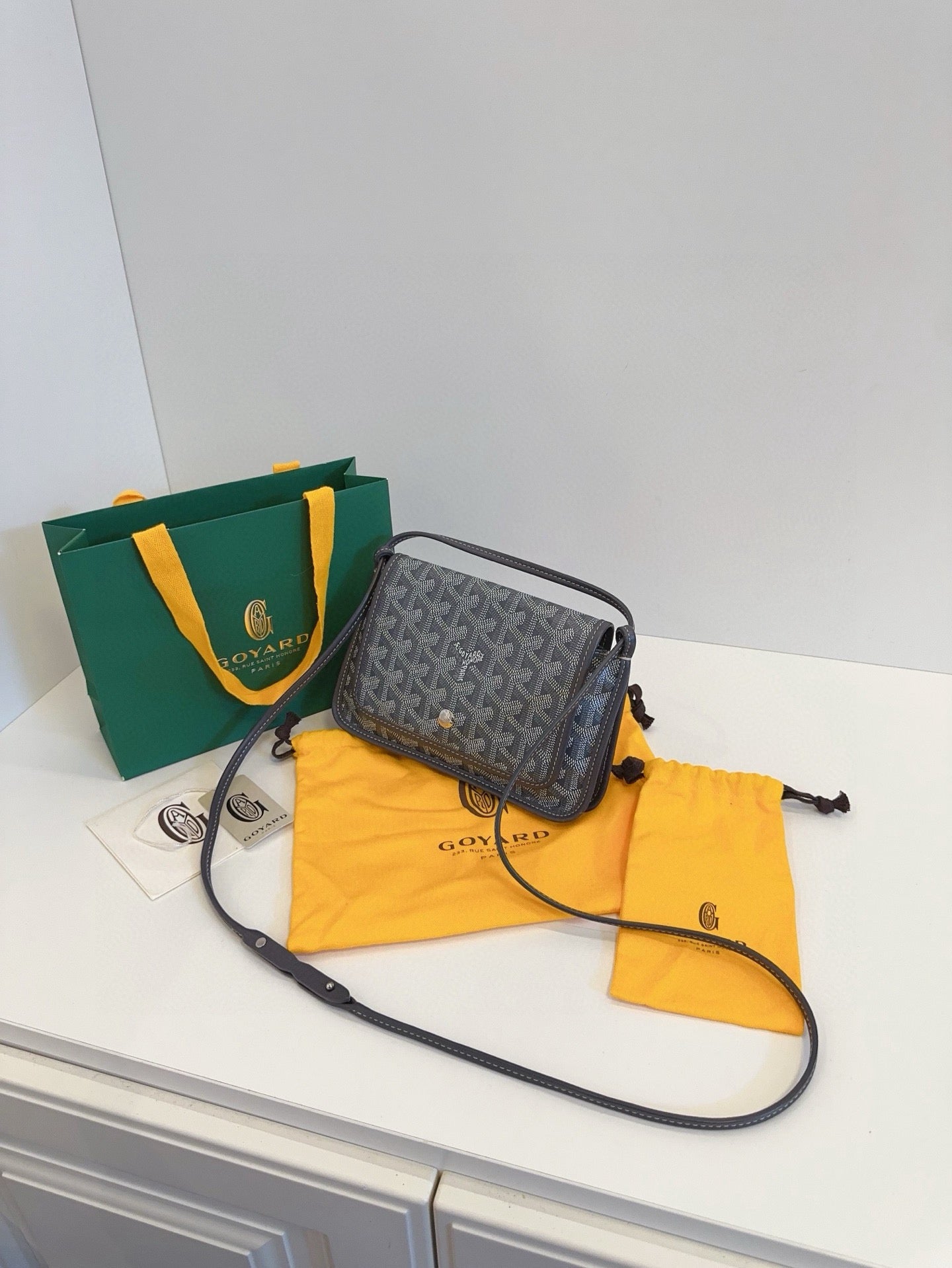 Goyard - Plumet WOC - Leather - Grey - (mini)