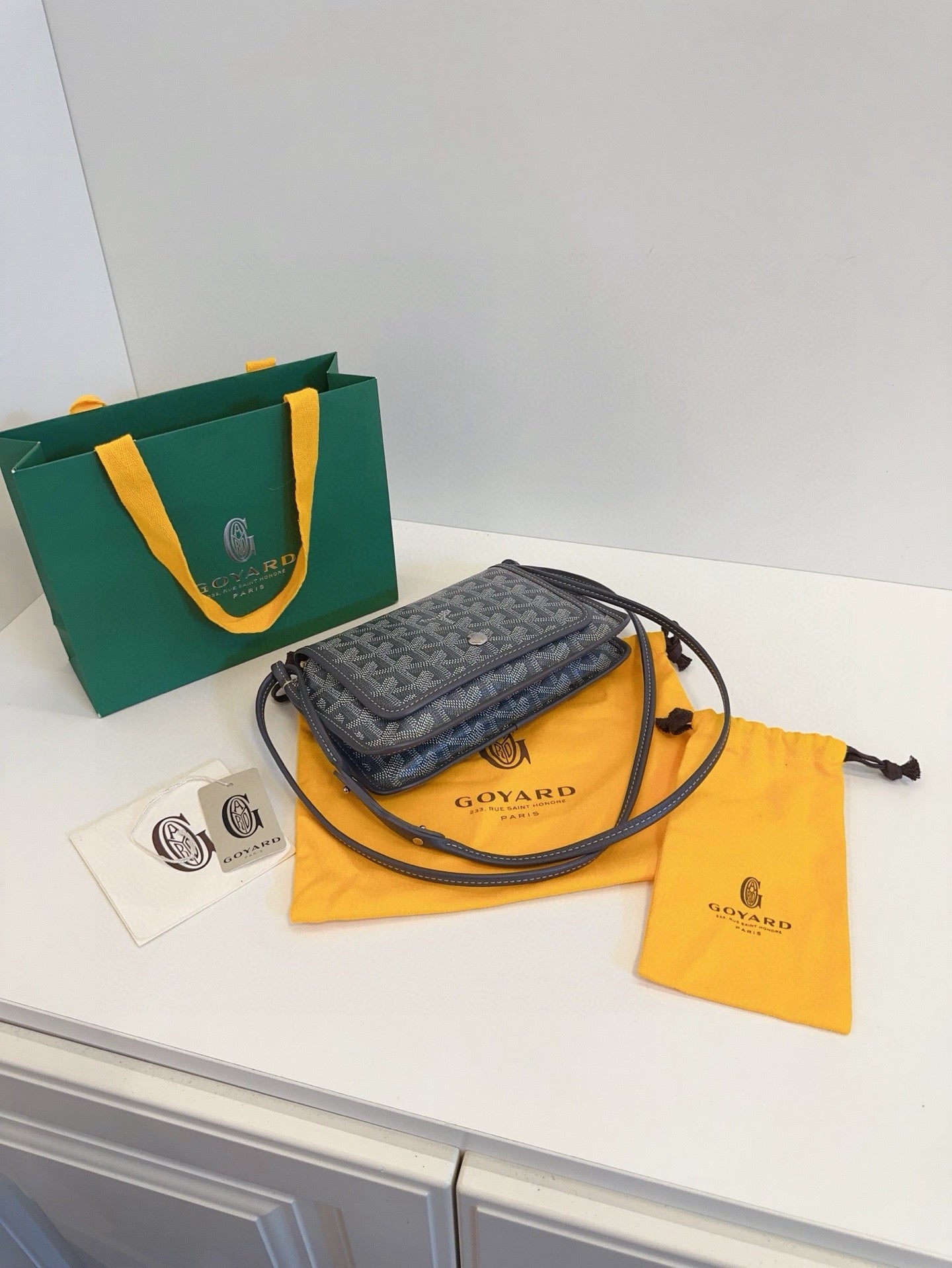 Goyard - Plumet WOC - Leather - Grey - (mini)
