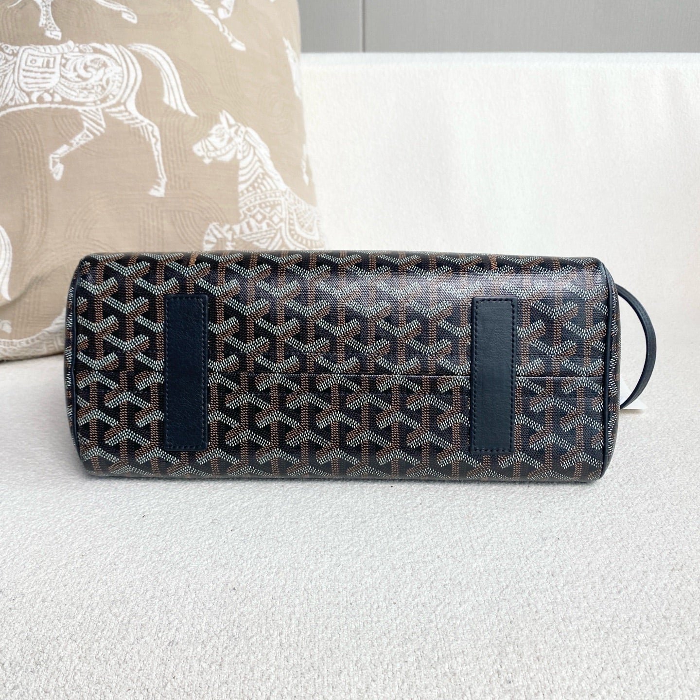 Goyard - Routter Flap Tote - Goyardine canvas and Leather - Black - (medium)