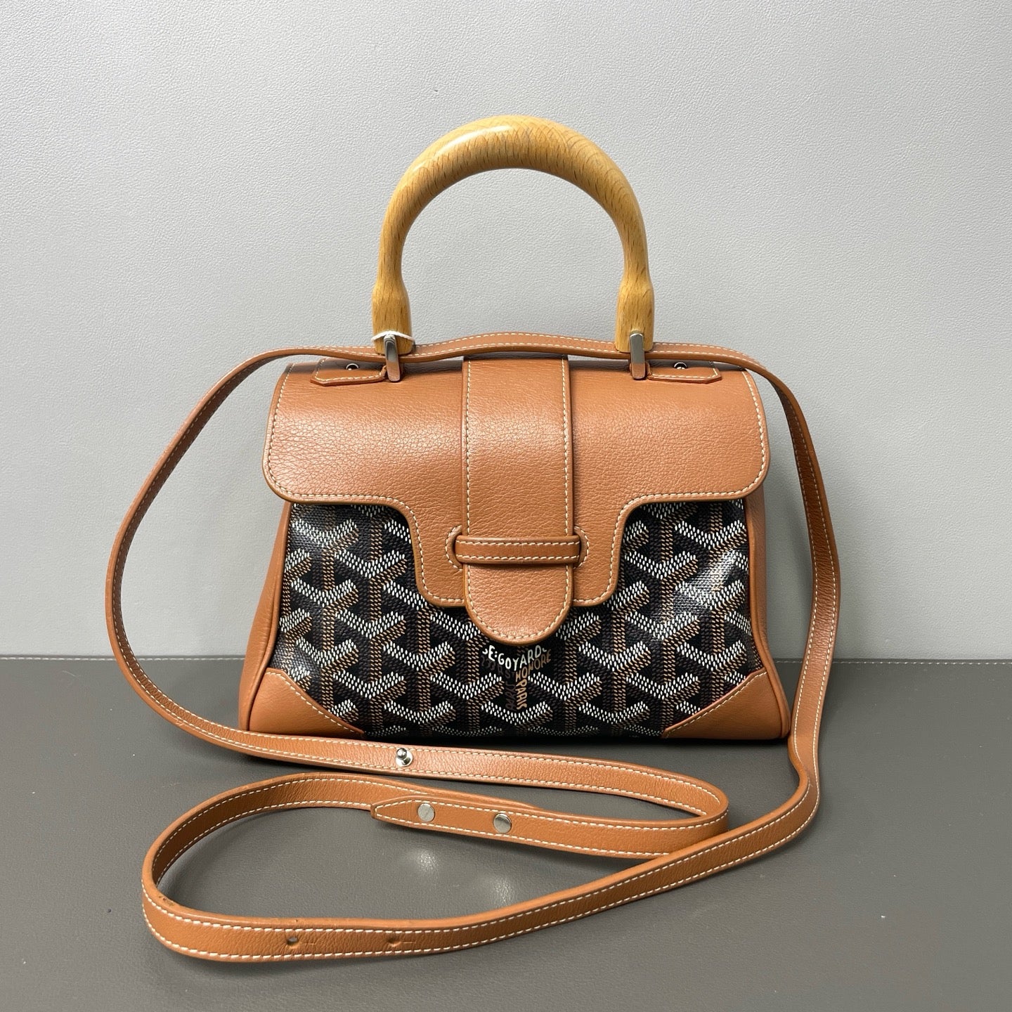 Goyard - Saigon - Leather - Brown - (mini)