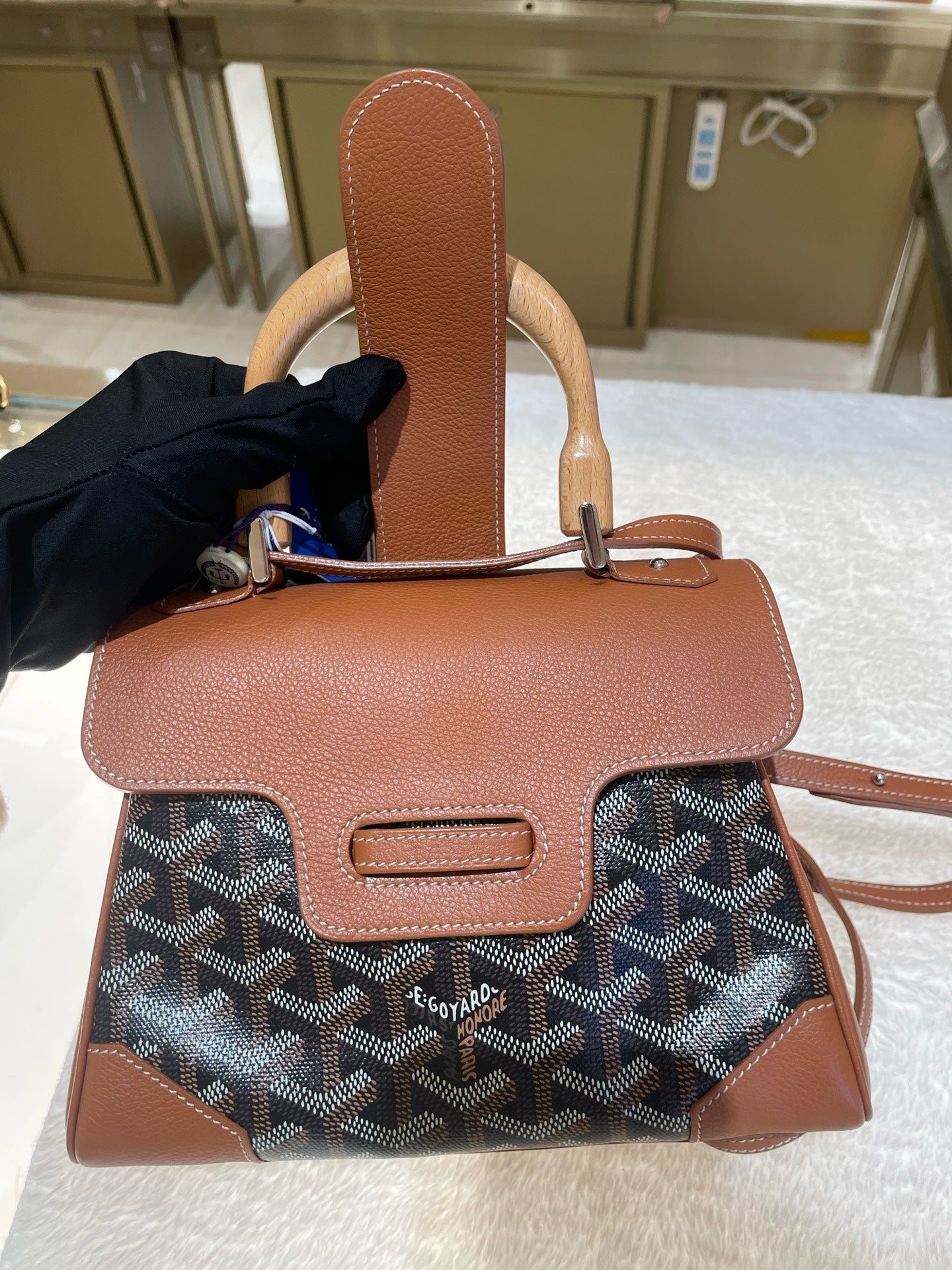 Goyard - Saigon - Leather - Brown - (mini)