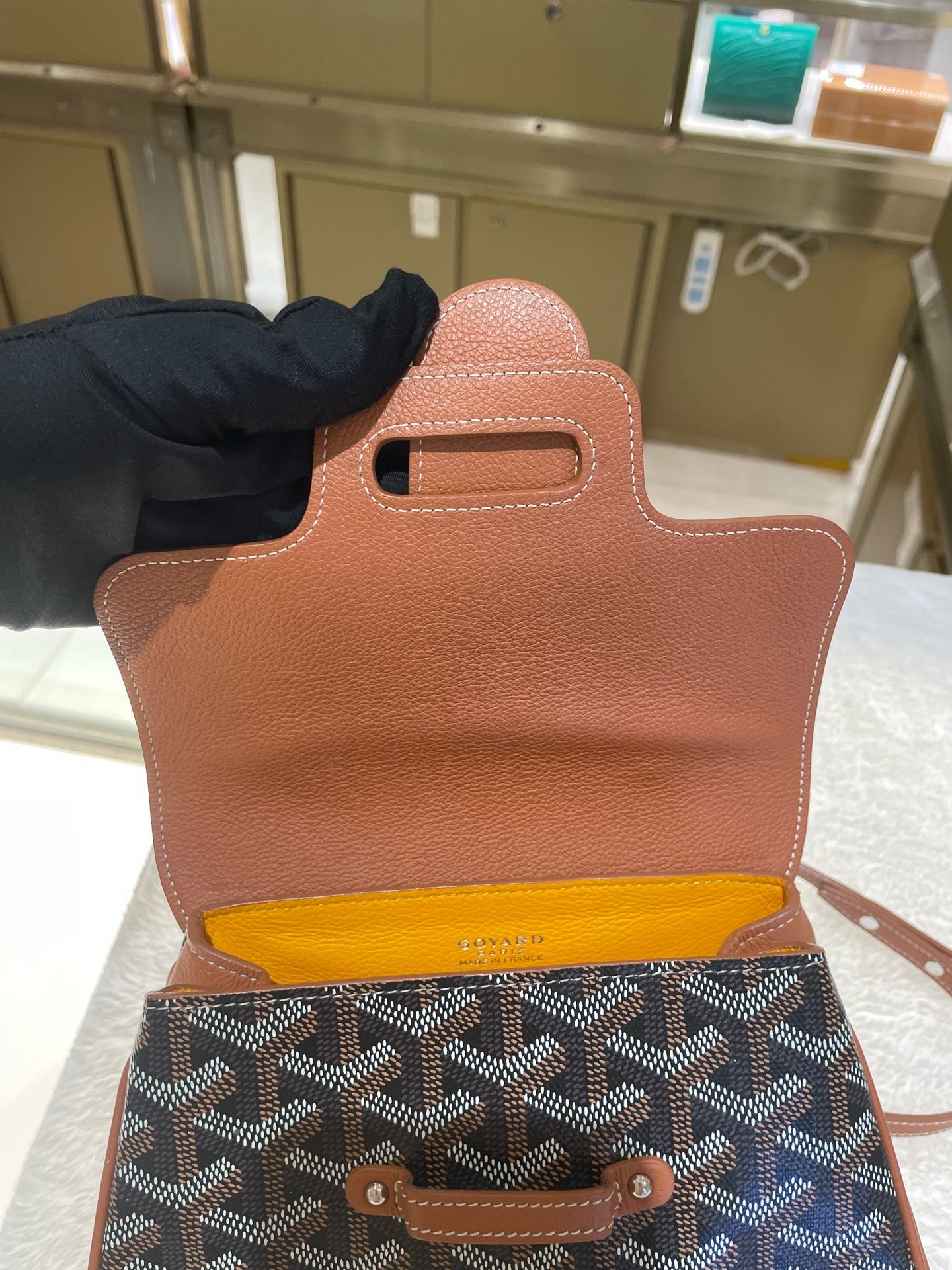 Goyard - Saigon - Leather - Brown - (mini)