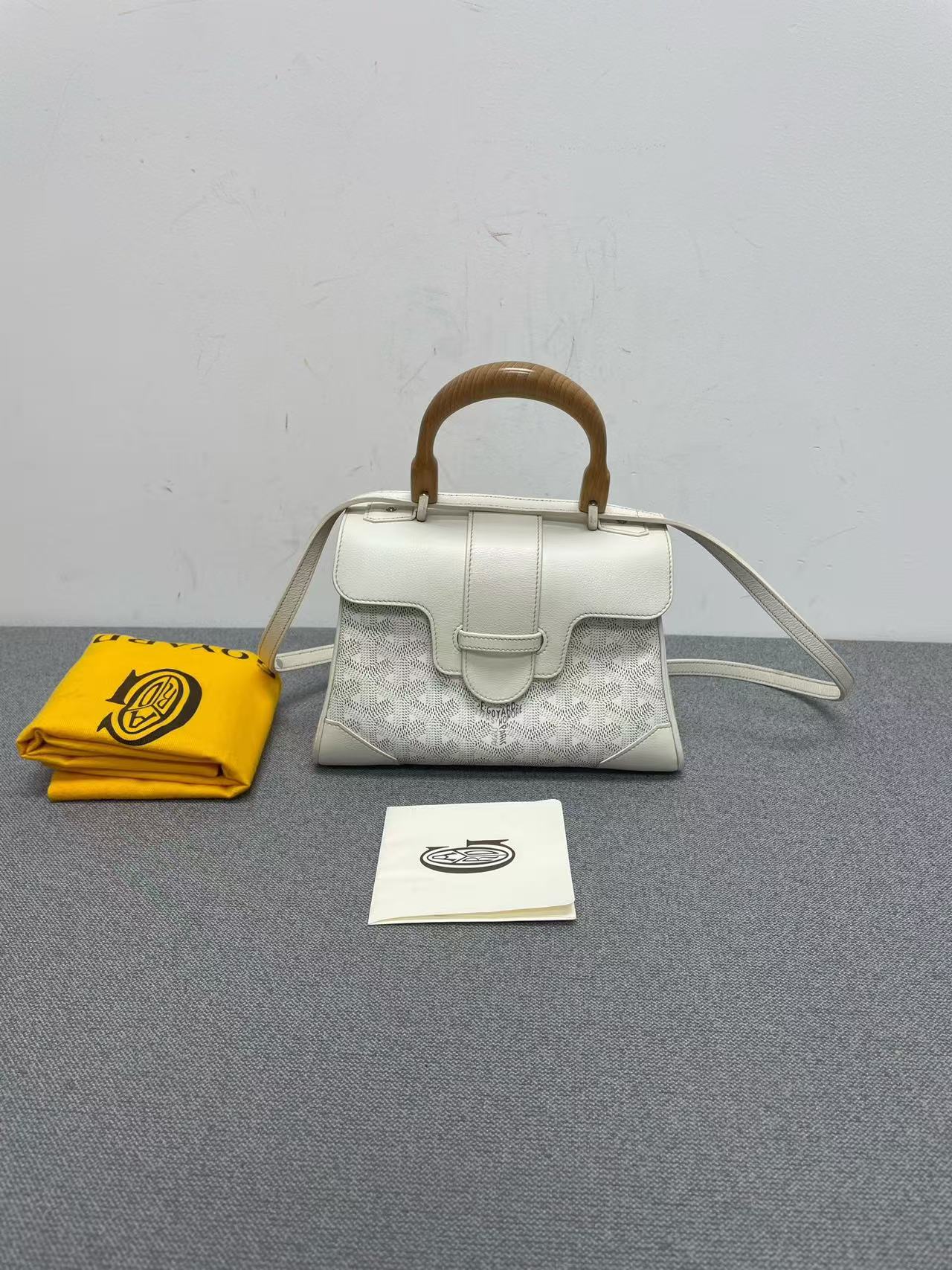 Goyard - Saigon Mini - Goyardine canvas and leather - White - (mini)