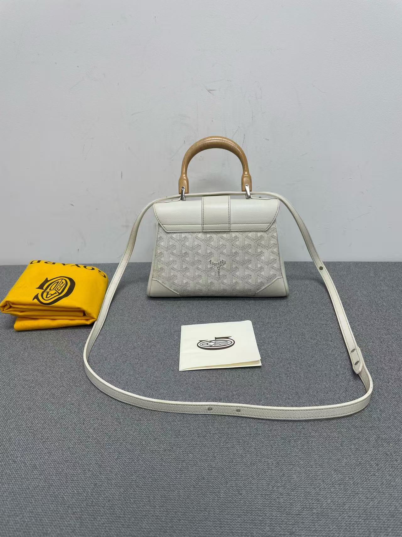 Goyard - Saigon Mini - Goyardine canvas and leather - White - (mini)
