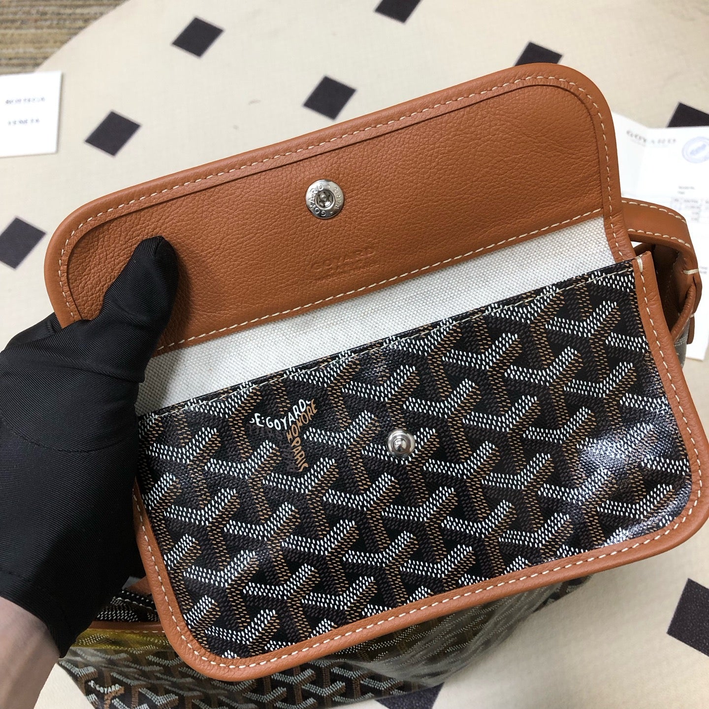 Goyard - Saint Louis - Cloth - Black - (large)