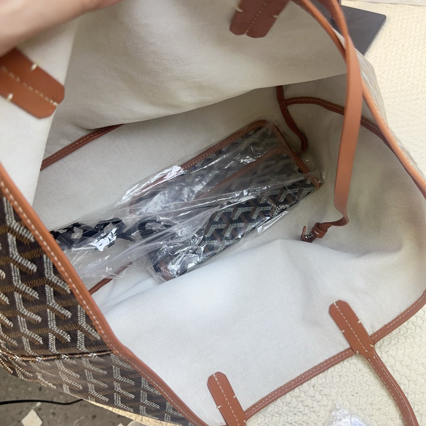 Goyard - Saint Louis - Cloth - Brown - (Large)