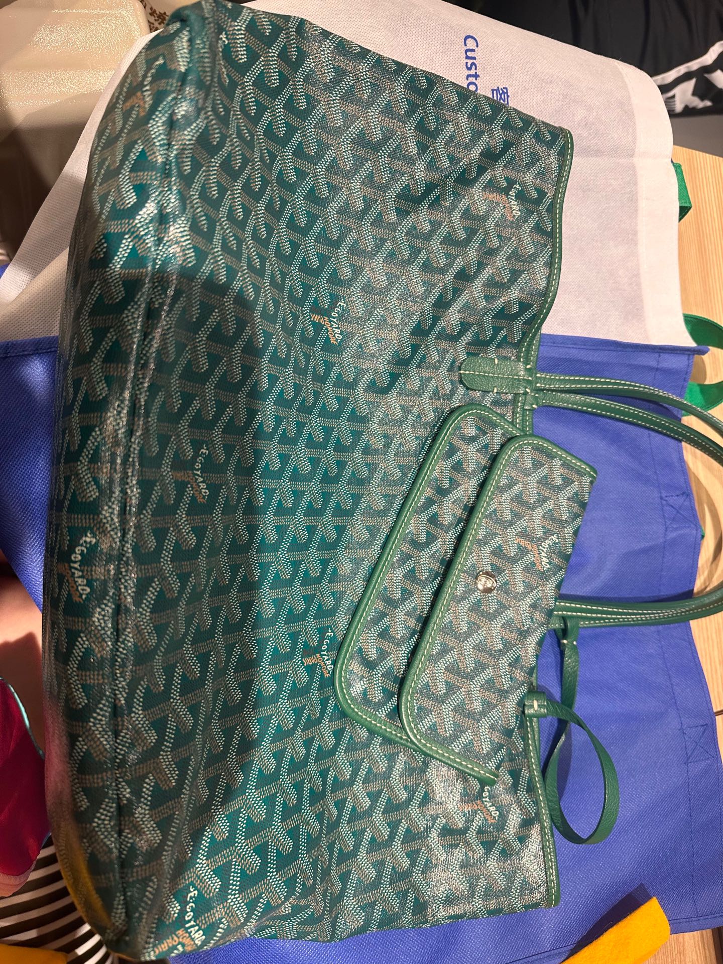Goyard - Saint Louis - Cloth - Green - (medium)