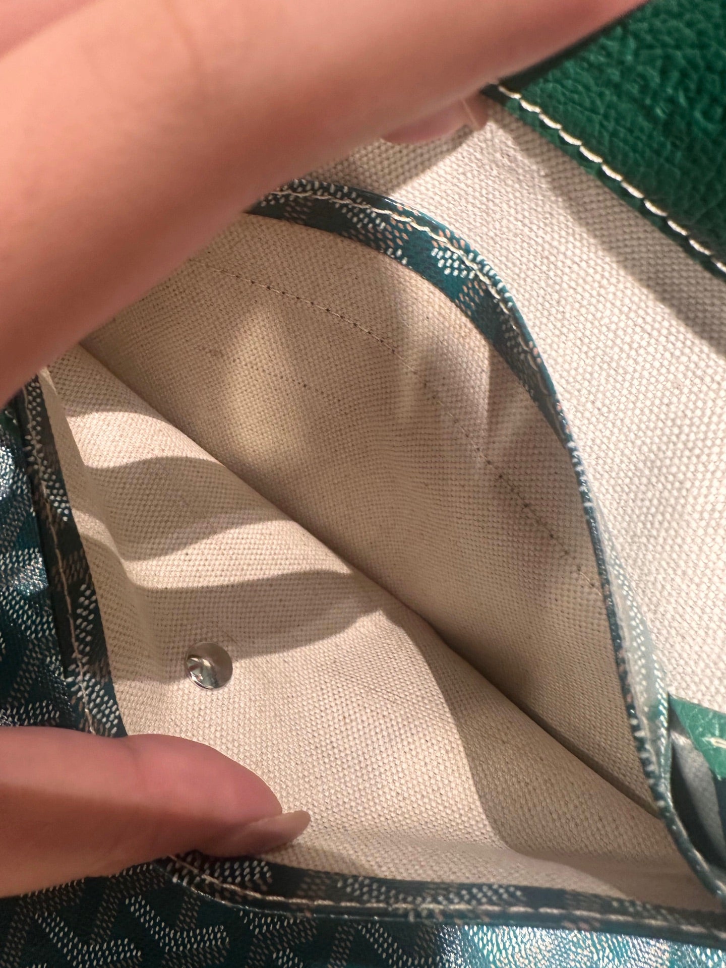 Goyard - Saint Louis - Cloth - Green - (medium)