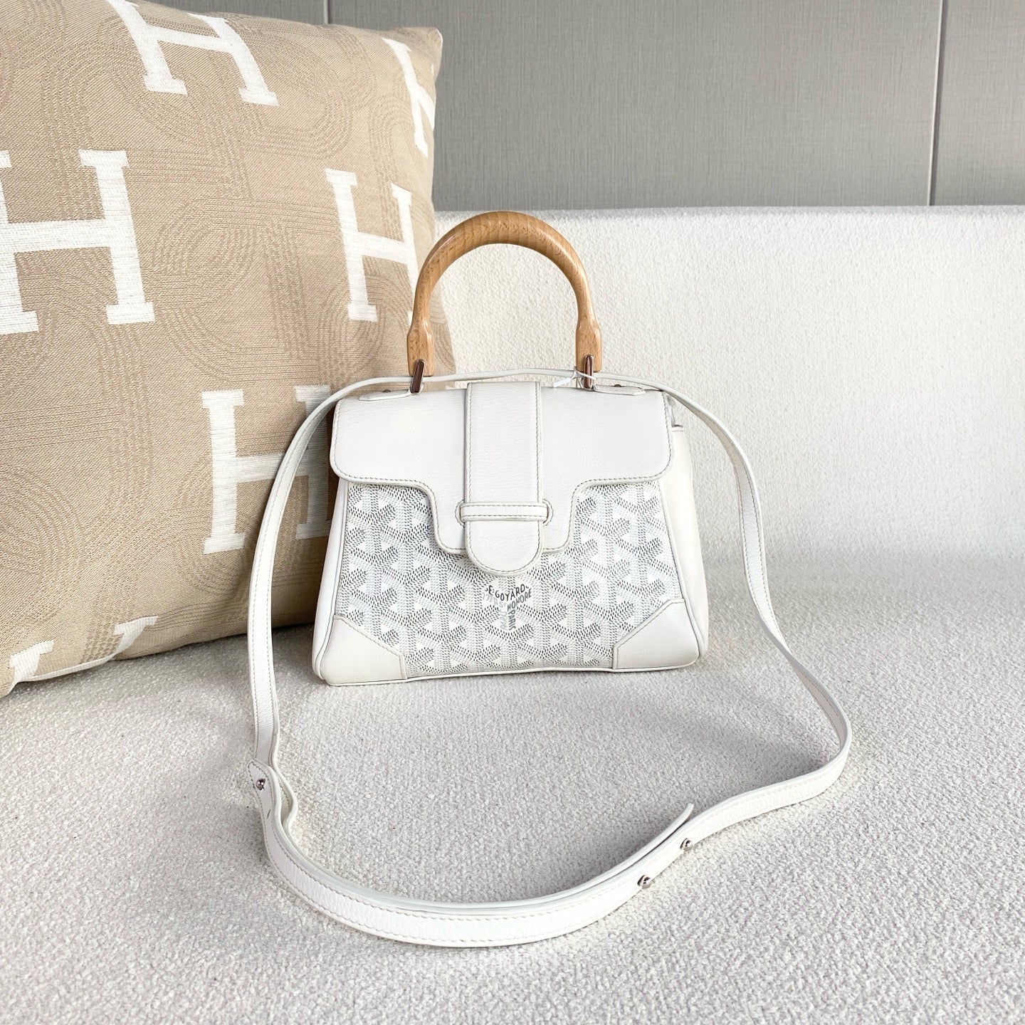 Goyard - Saint Louis - Cloth - White - (mini)