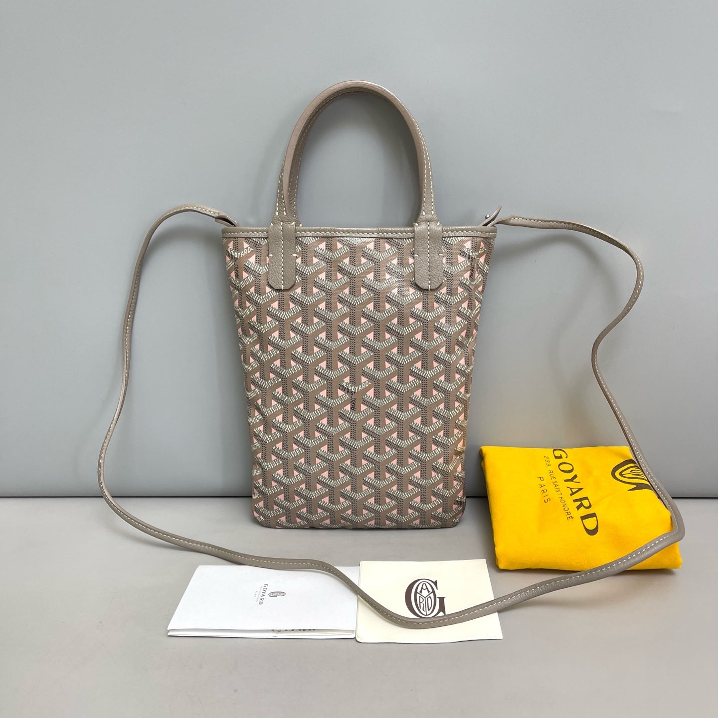 Goyard - Saint Louis - Leather - Grey - (small)